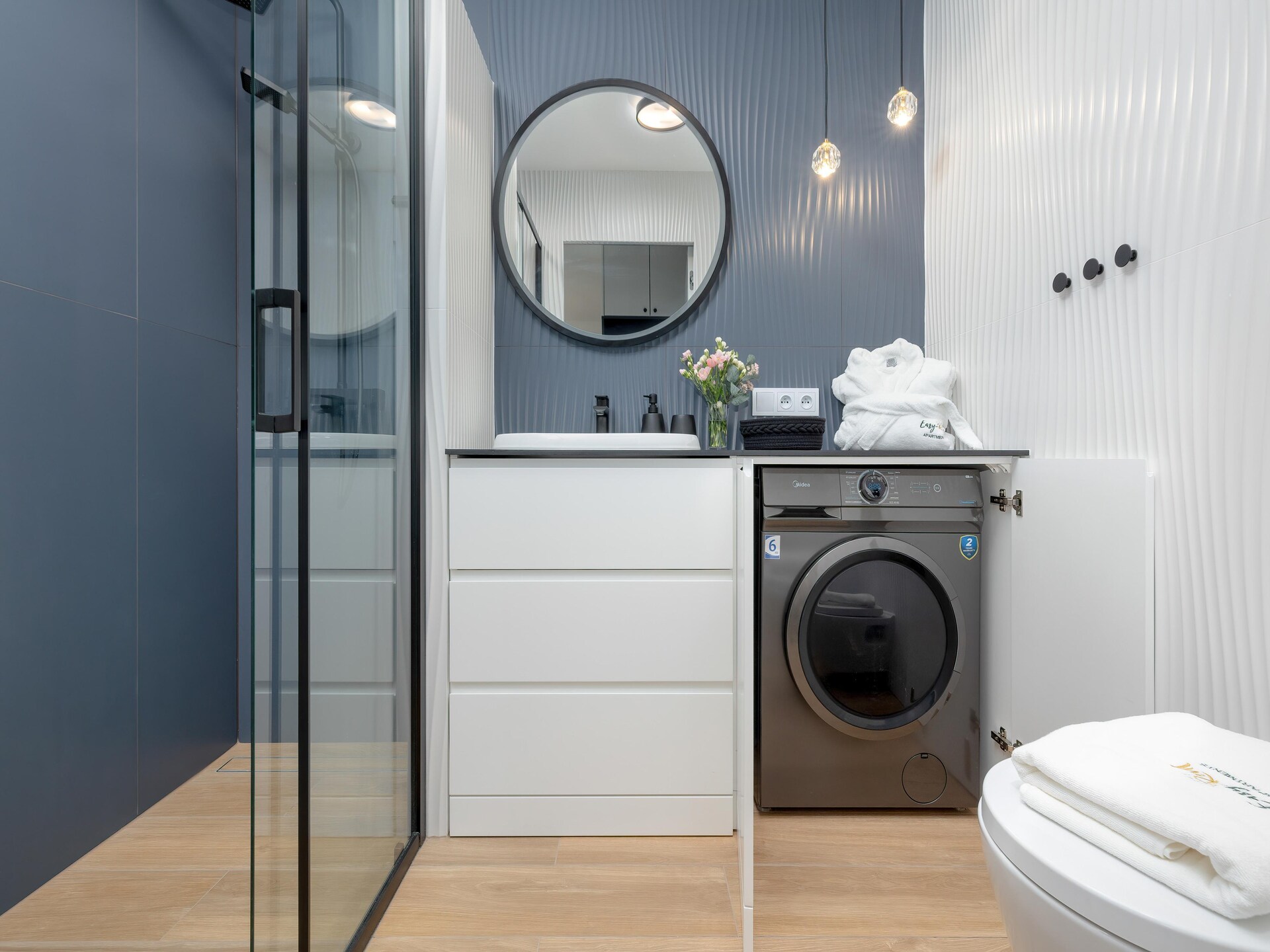Comfortabel appartement aan de Dziwna met zwembad en sauna, vlakbij strand - foto 14