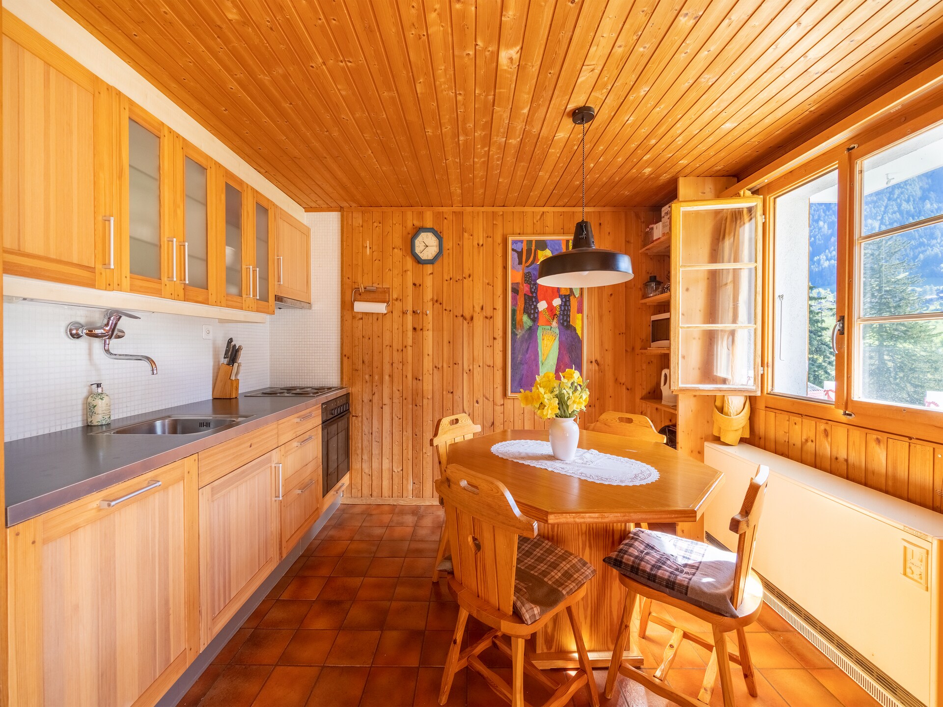 Chalet Verrel Beneden: knus appartement voor 4 in Fiesch, Wallis - foto 18
