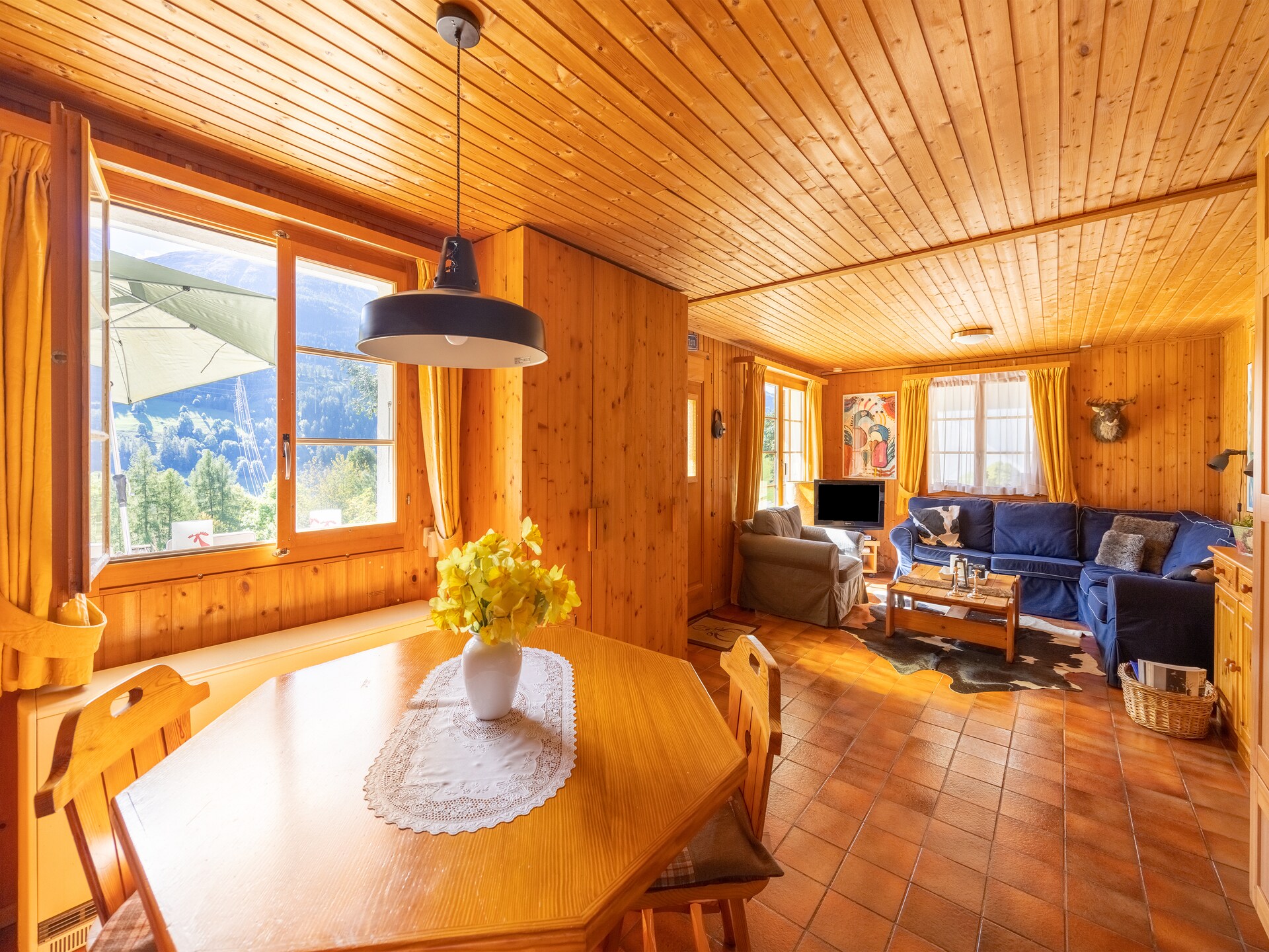 Chalet Verrel Beneden: knus appartement voor 4 in Fiesch, Wallis - foto 14
