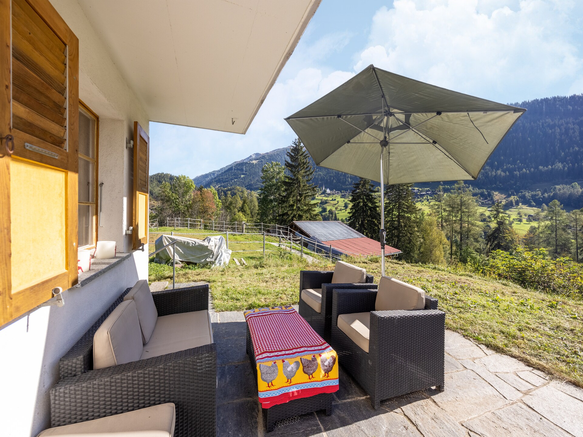 Chalet Verrel Beneden: knus appartement voor 4 in Fiesch, Wallis - foto 31