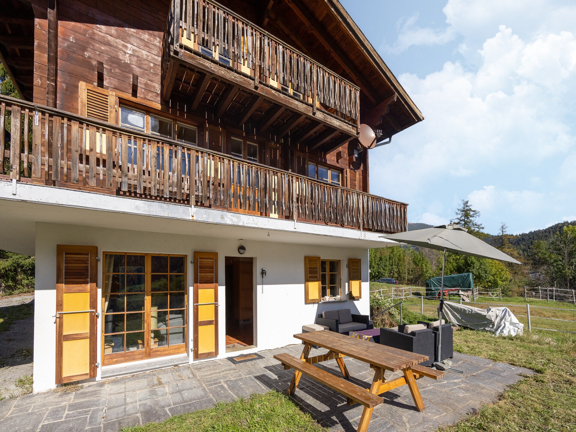 Chalet Verrel Beneden: knus appartement voor 4 in Fiesch, Wallis - foto 9