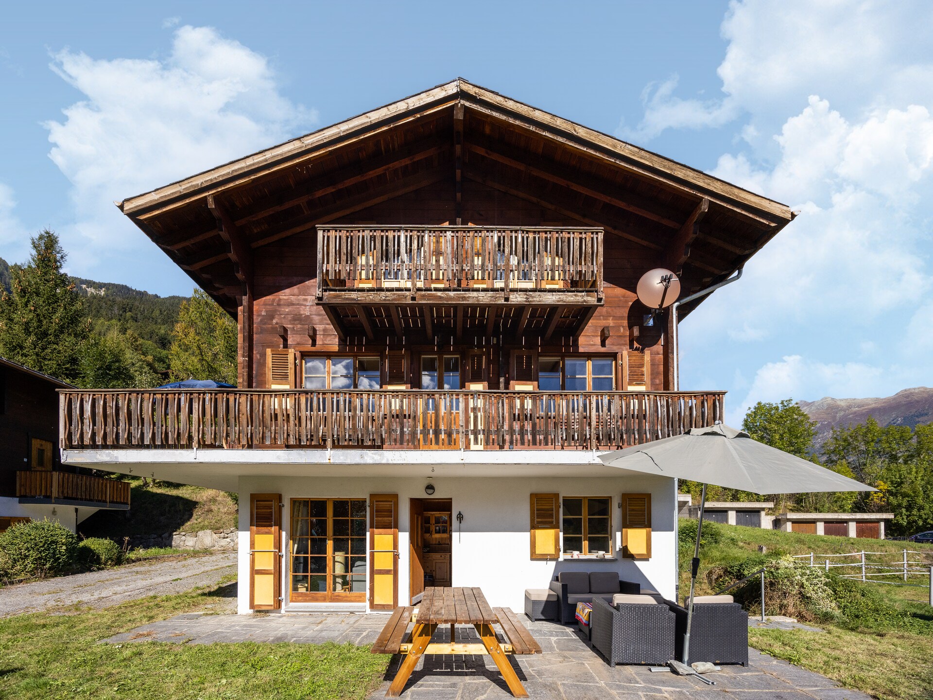 Chalet Verrel Beneden: knus appartement voor 4 in Fiesch, Wallis - foto 7