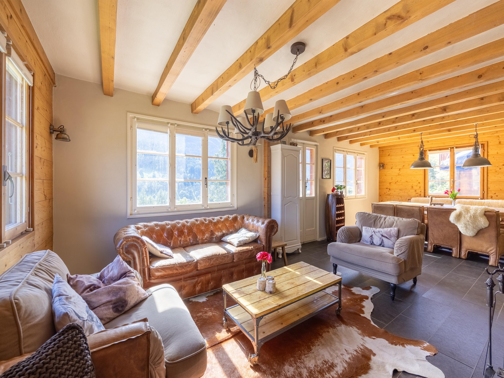 Wellness vakantiehuis in Fiesch voor 8 personen - foto 2