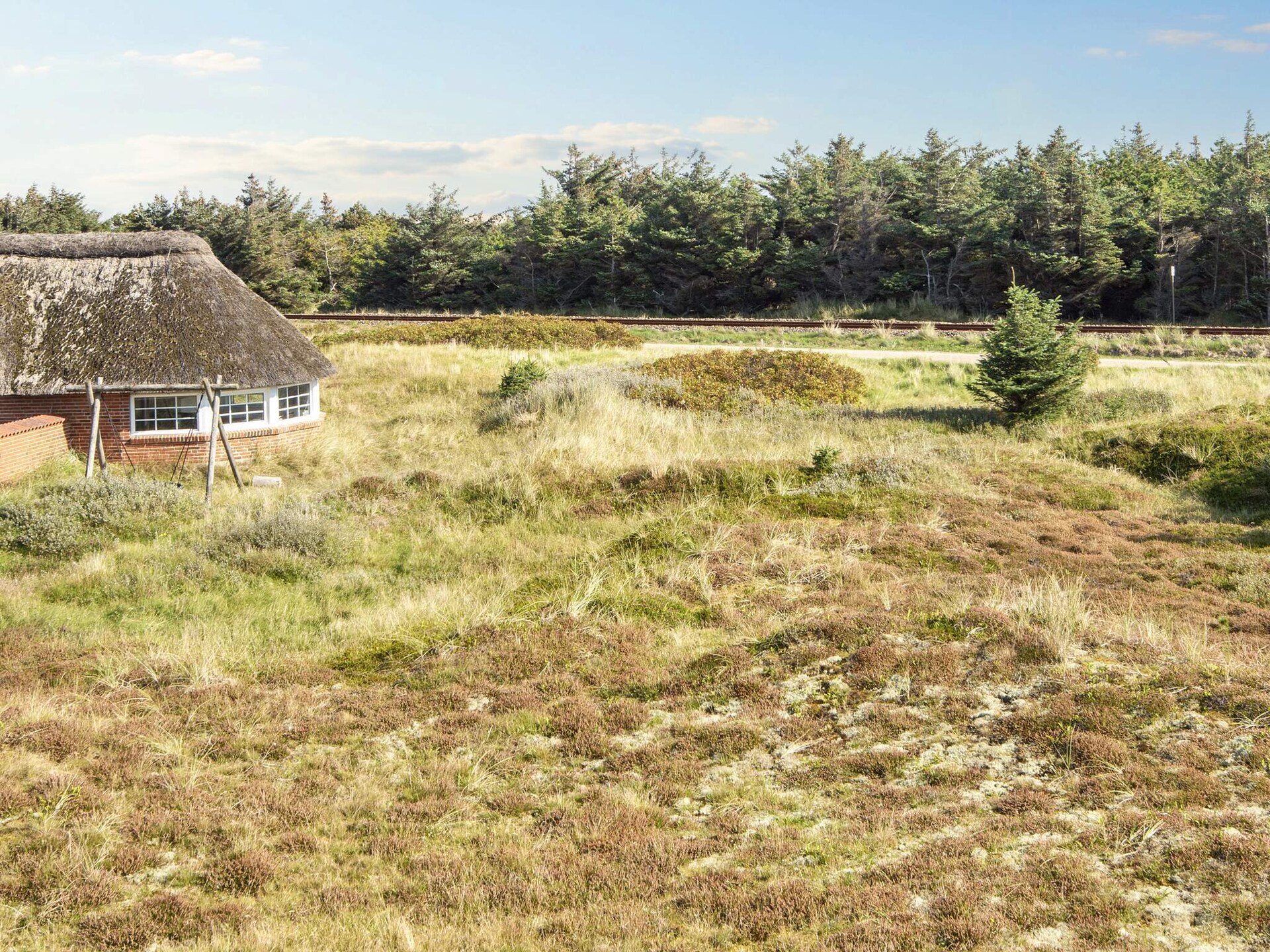 Rietgedekt zwembadhuis voor 12, 200m van de Noordzeekust in Harboøre - foto 9