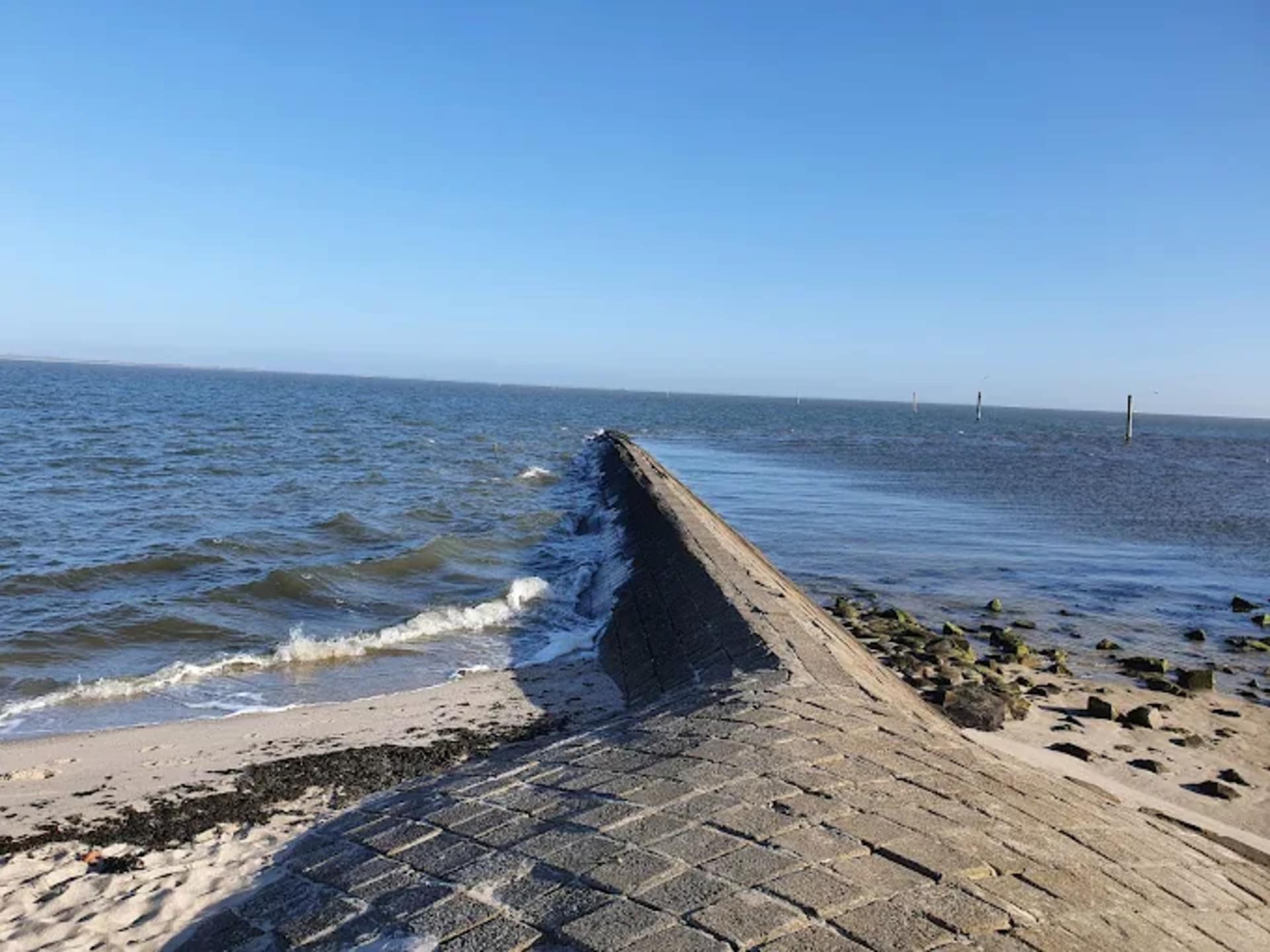 Op 1,0 km van zee: Bungalow Nordseebrise in Dornumersiel - foto 25