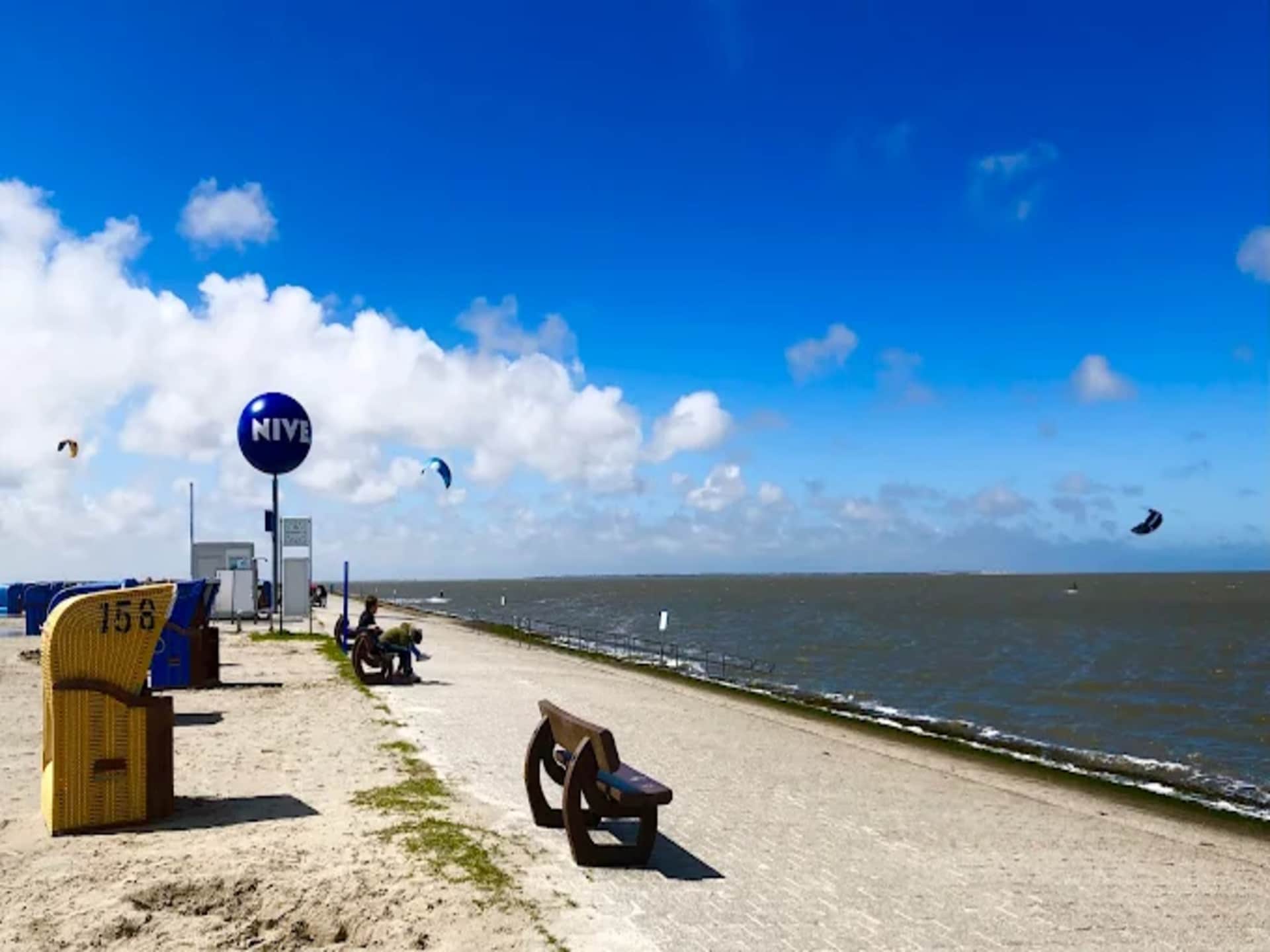Op 1,0 km van zee: Bungalow Nordseebrise in Dornumersiel - foto 37
