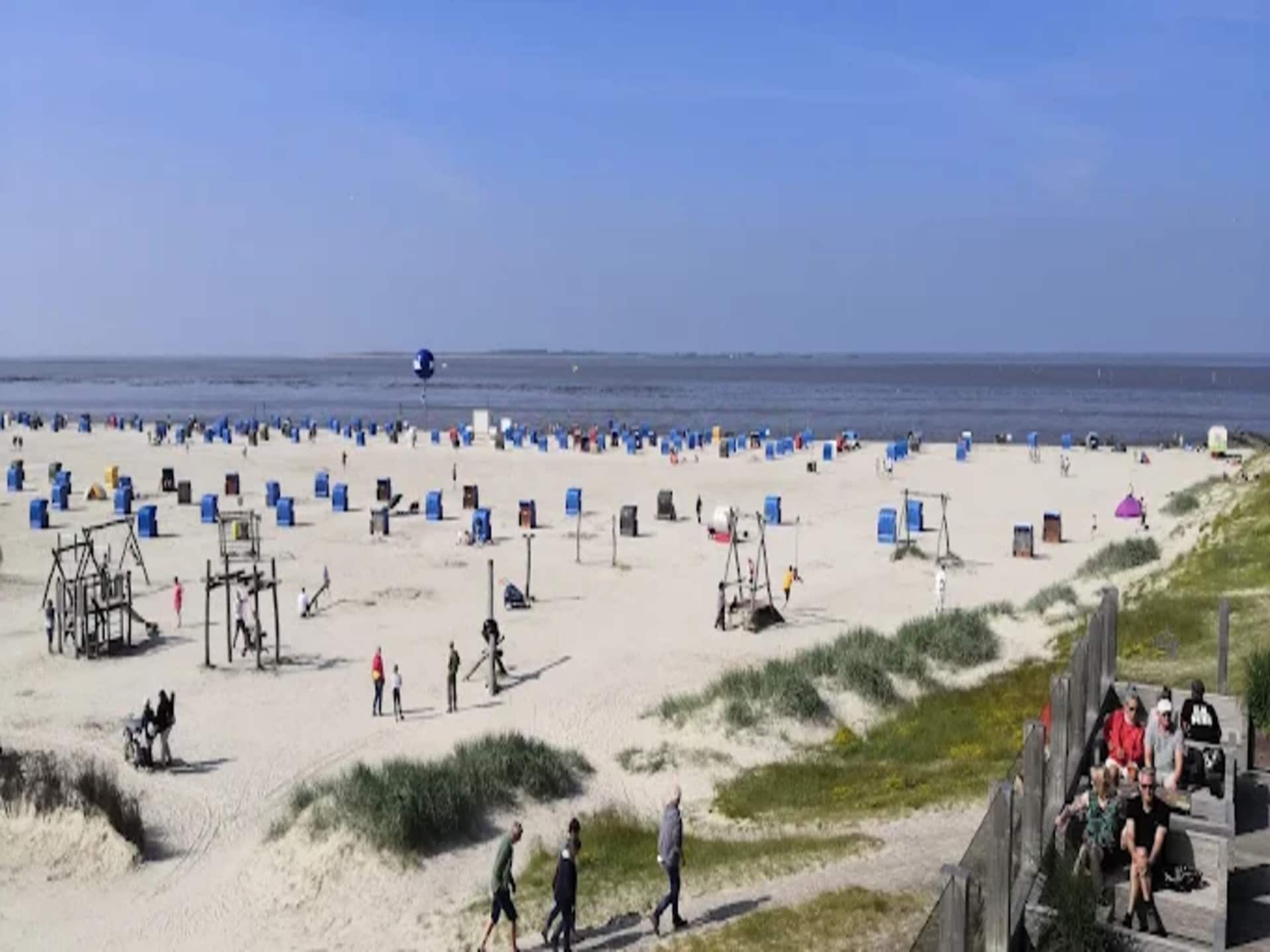 Op 1,0 km van zee: Bungalow Nordseebrise in Dornumersiel - foto 39