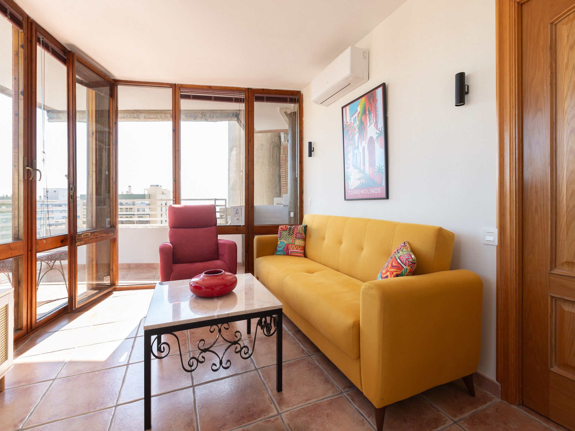 Zonnig appartement met zeezicht en zwembad in Torremolinos - foto 9