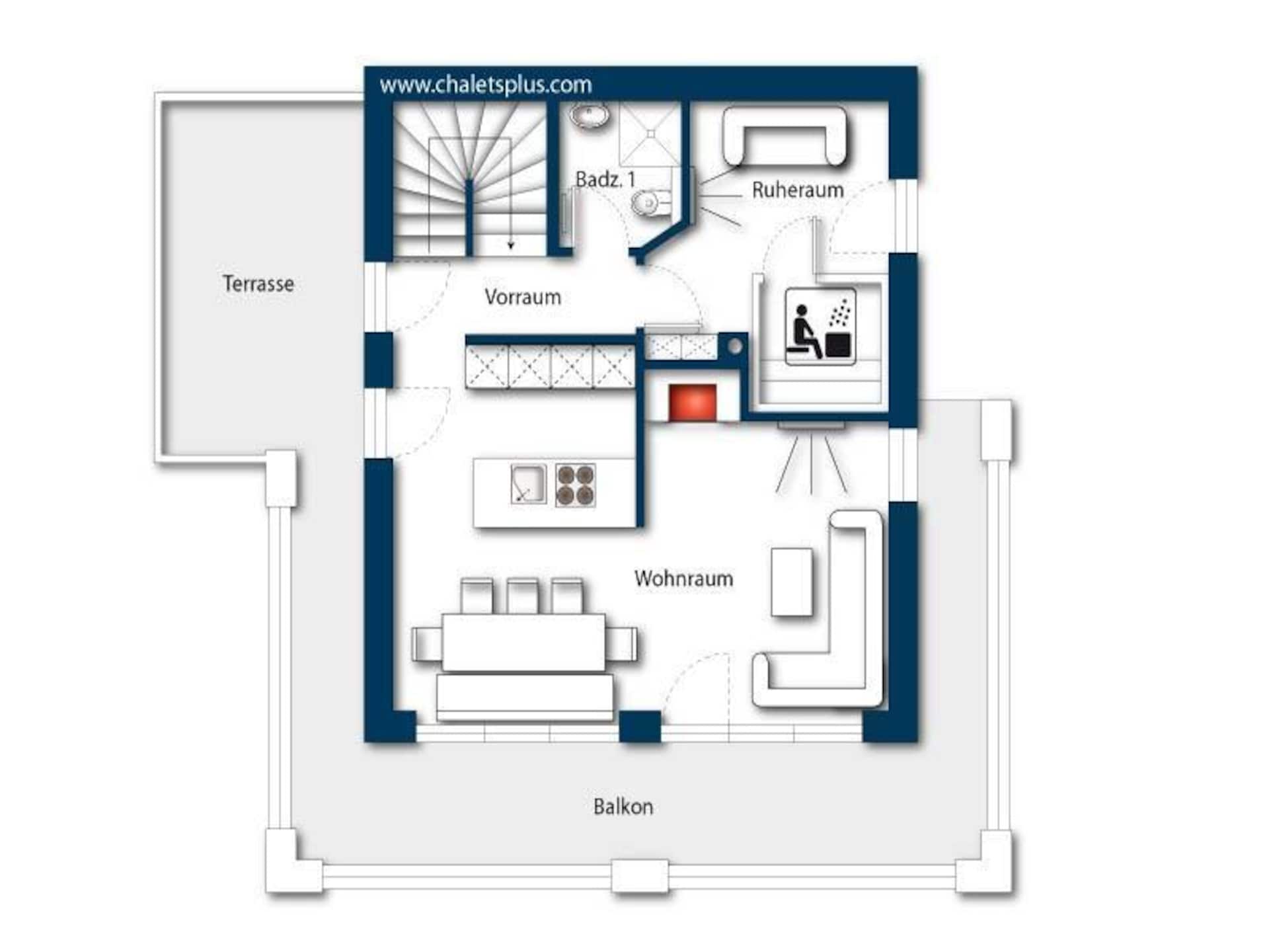 6-persoons chalet aan de piste in Neukirchen · 135 m² - foto 42