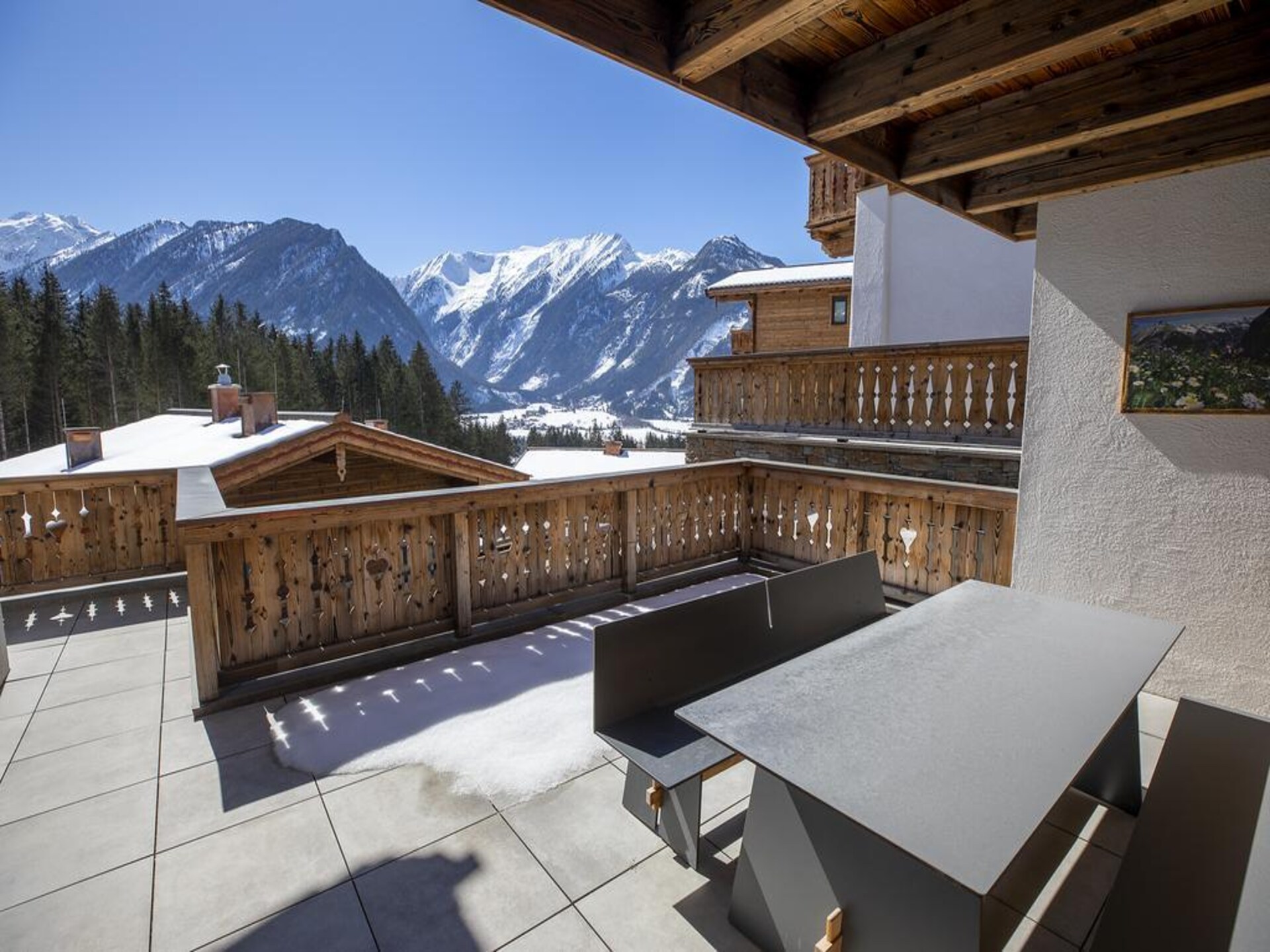 Chalet Blessachkopf: 10-persoons chalet direct aan de skipiste in Neukirchen - foto 25