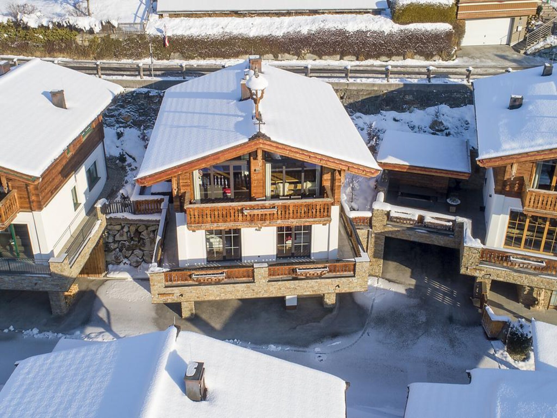 Luxe chalet aan de piste met sauna en panoramisch uitzicht in Neukirchen - foto 35