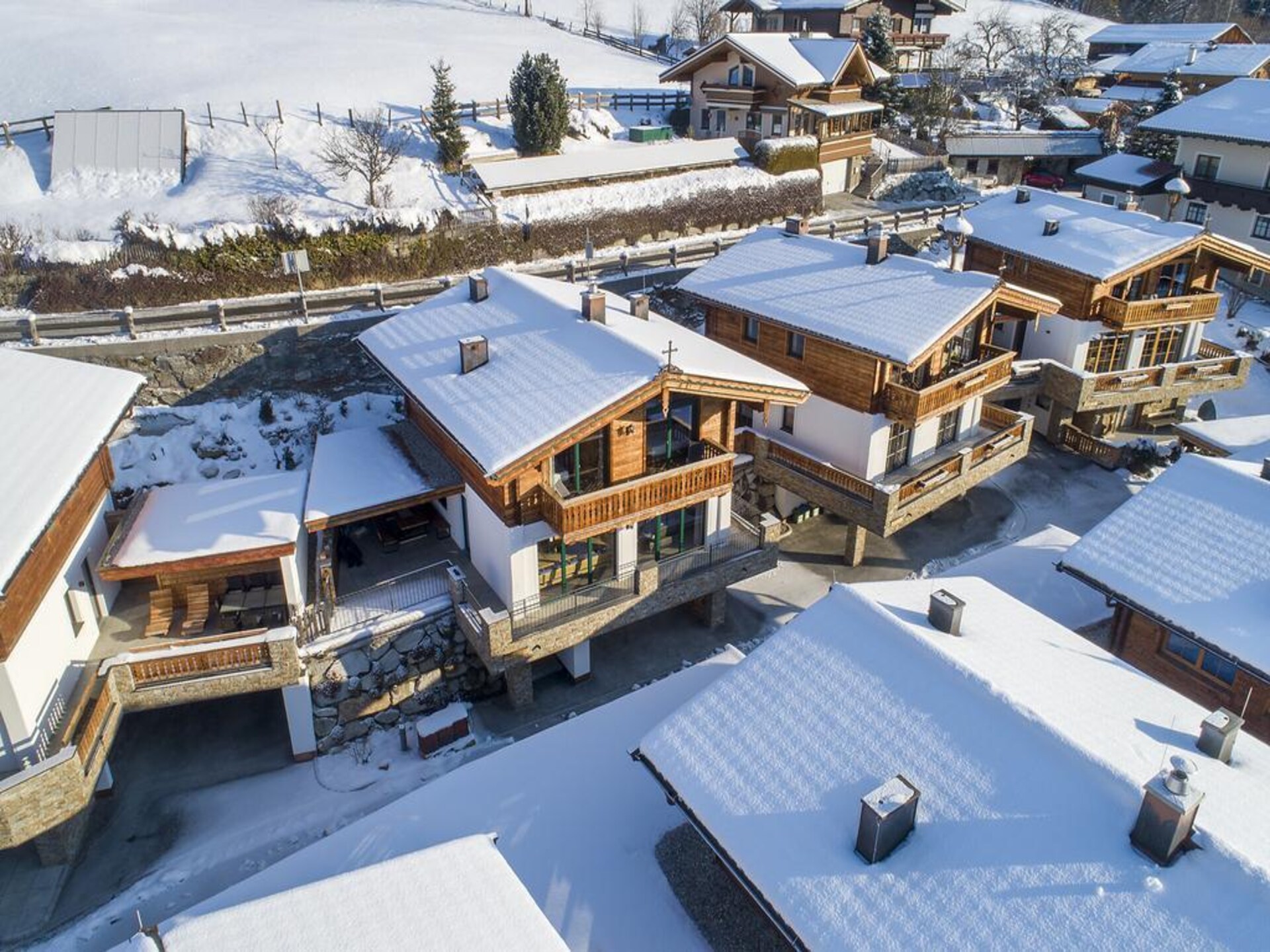 Luxe chalet aan de piste met sauna en panoramisch uitzicht in Neukirchen - foto 41