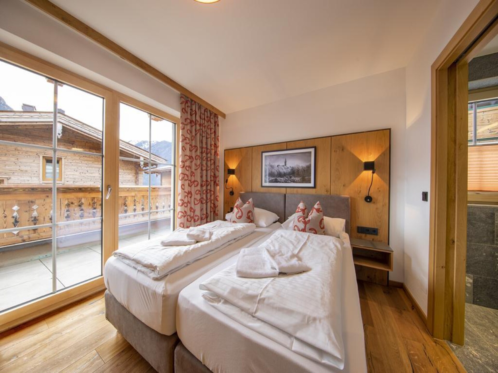 Luxe chalet aan de piste met sauna en panoramisch uitzicht in Neukirchen - foto 23