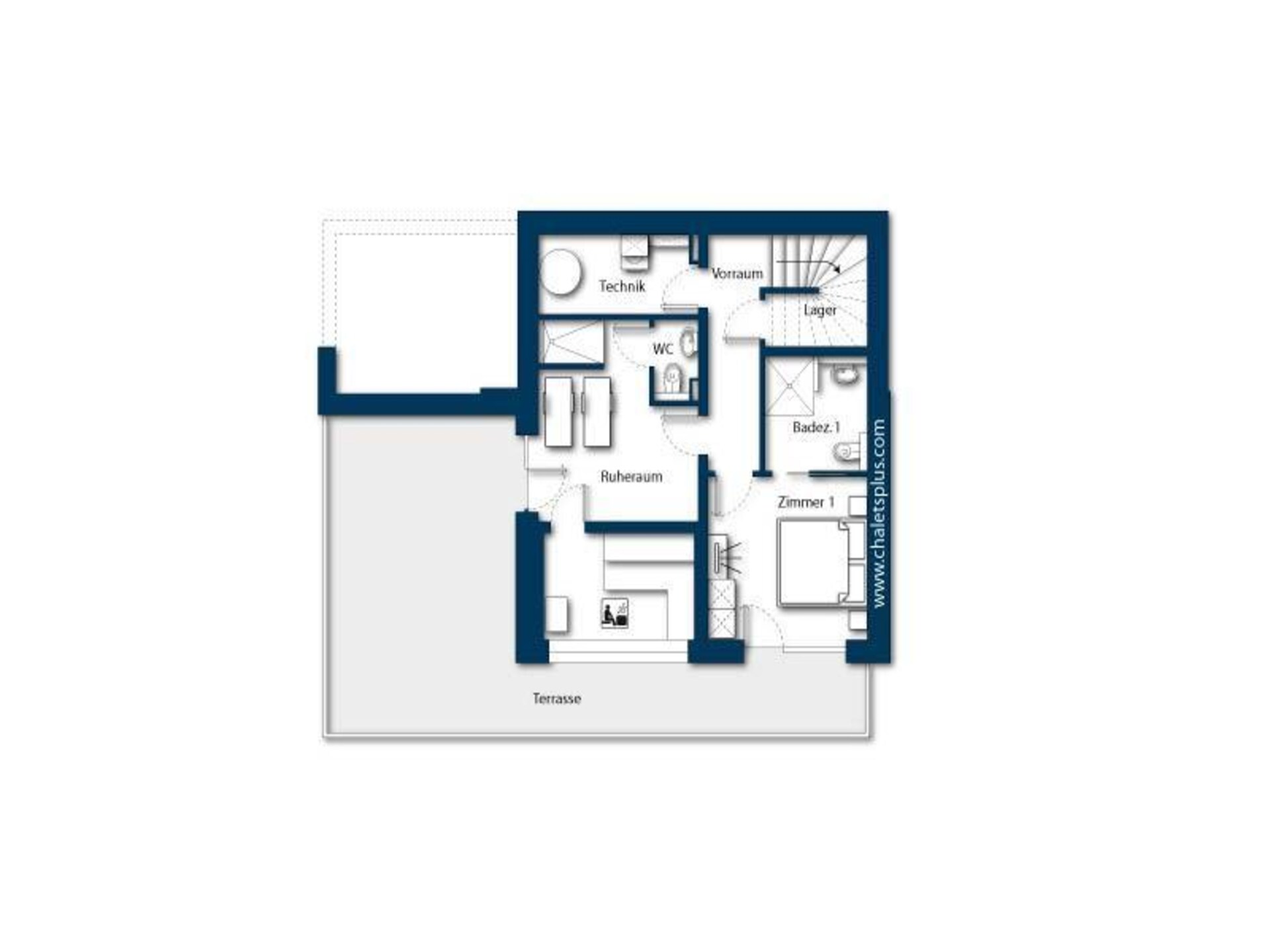 8-persoons luxe chalet aan de piste in Neukirchen · 183 m² - foto 48