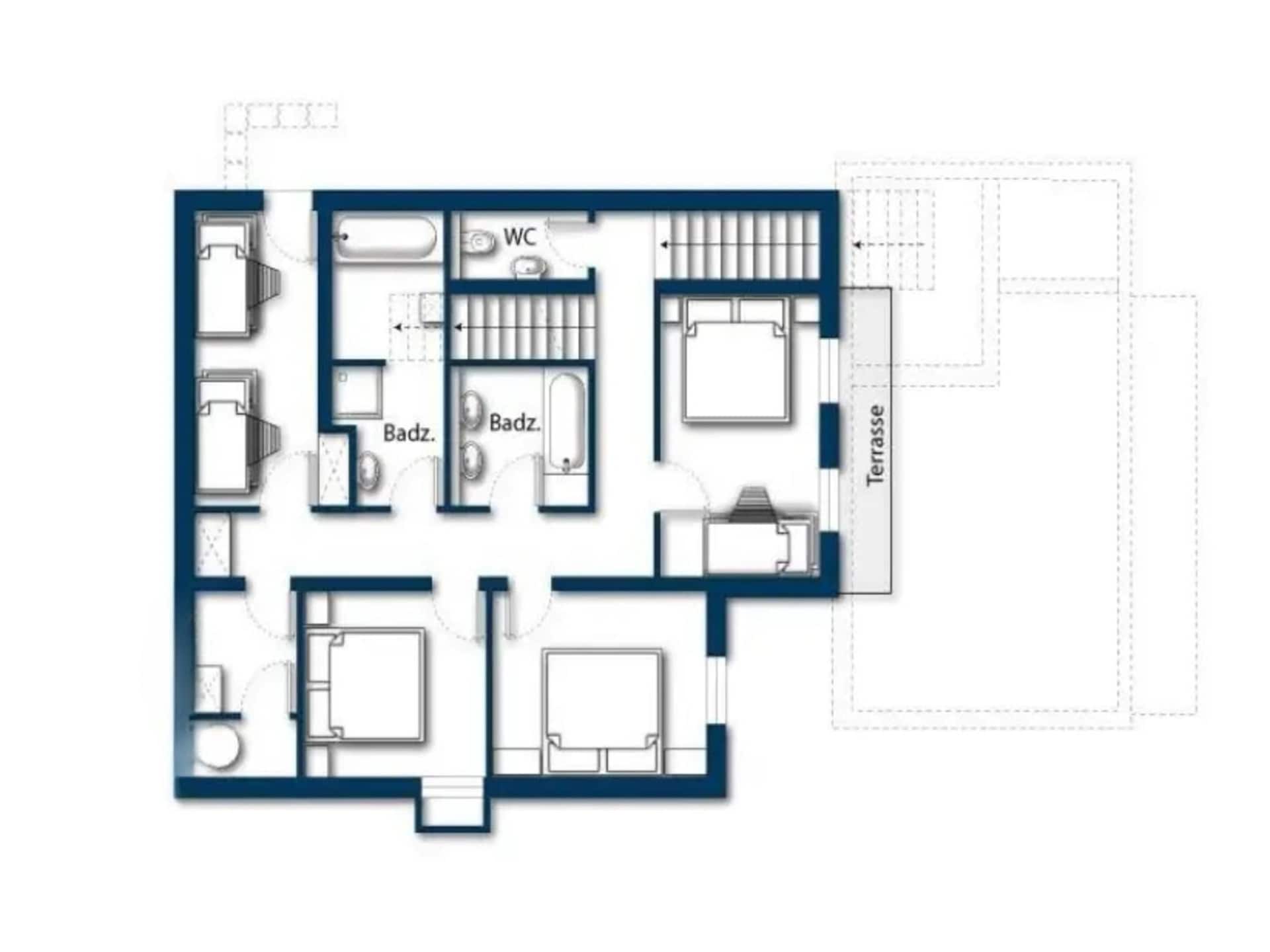 10-persoons chalet aan de piste in het centrum van Wald-Königsleiten - foto 41