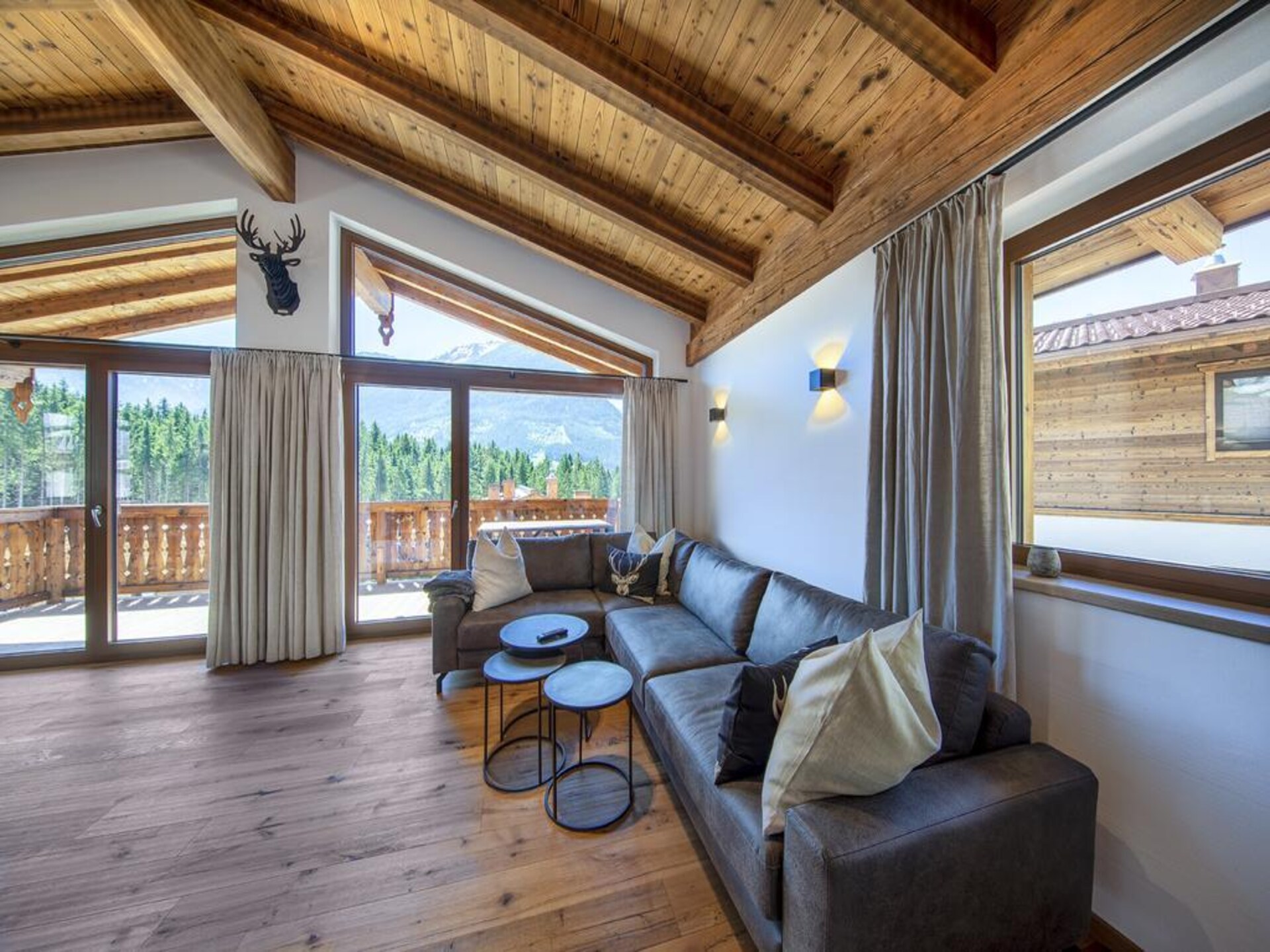 Aan de piste: Luxueus Nationalpark Chalet Mittereggspitze in Neukirchen - foto 2