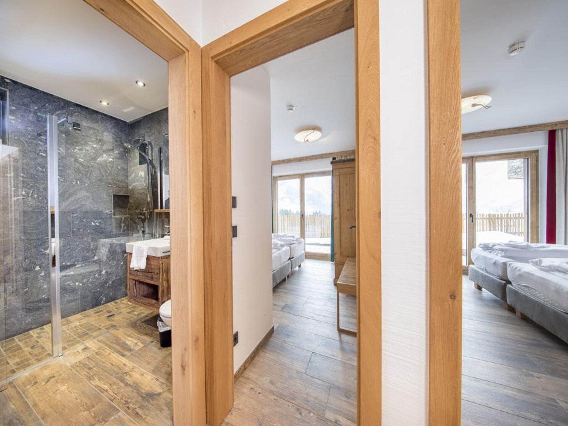 Nationalpark Chalet Kristallwand: luxe chalet direct aan de piste in Neukirchen - foto 21