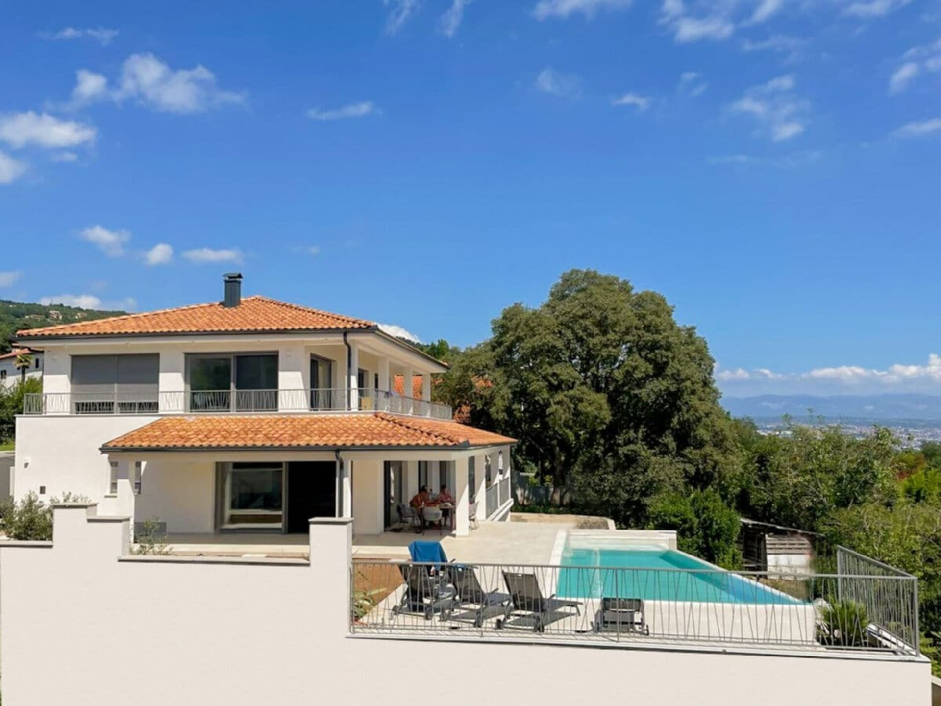 Villa Maritima in Poljane: Luxe villa met infinity pool en panoramisch zeezicht op de Kvarnerbaai - foto 2