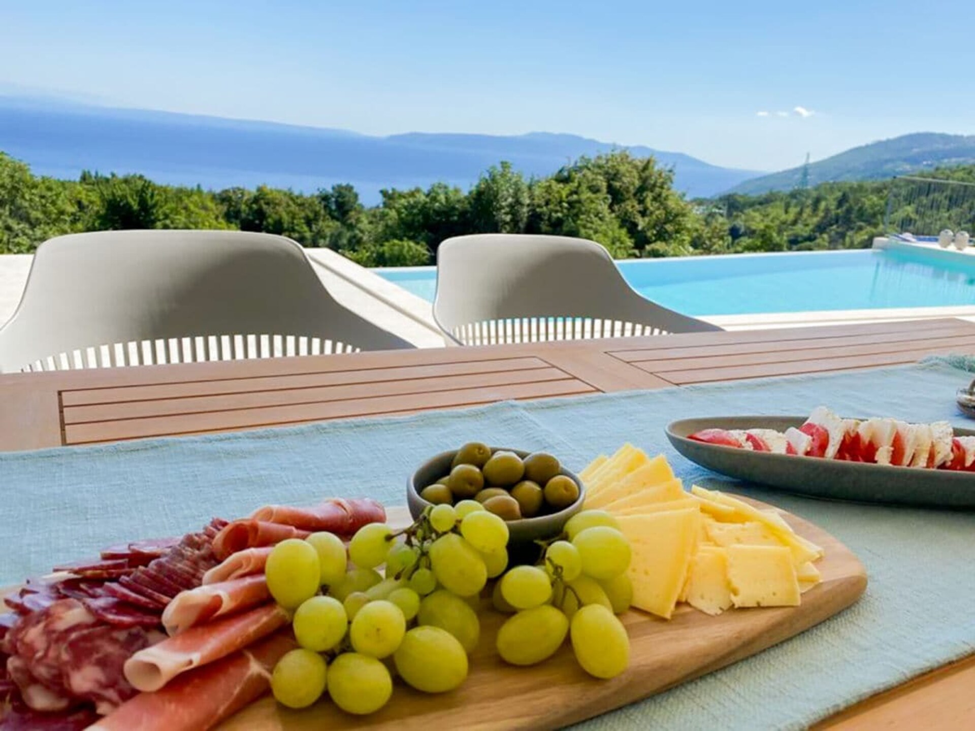 Villa Maritima in Poljane: Luxe villa met infinity pool en panoramisch zeezicht op de Kvarnerbaai - foto 13