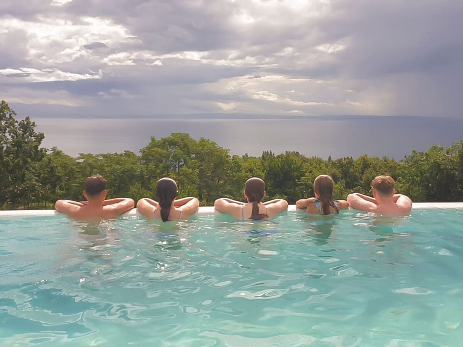 Villa Maritima in Poljane: Luxe villa met infinity pool en panoramisch zeezicht op de Kvarnerbaai - foto 14