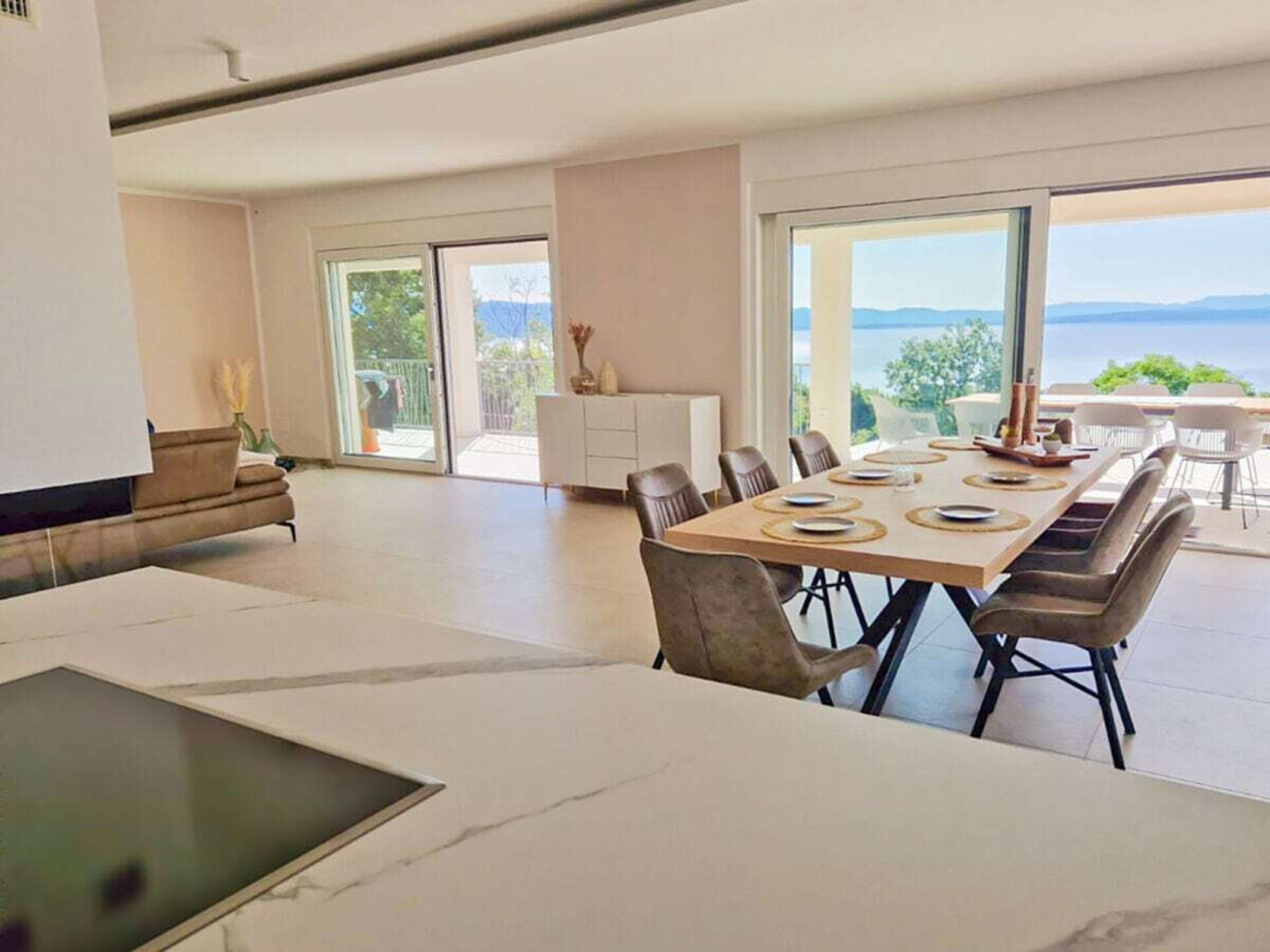 Villa Maritima in Poljane: Luxe villa met infinity pool en panoramisch zeezicht op de Kvarnerbaai - foto 21