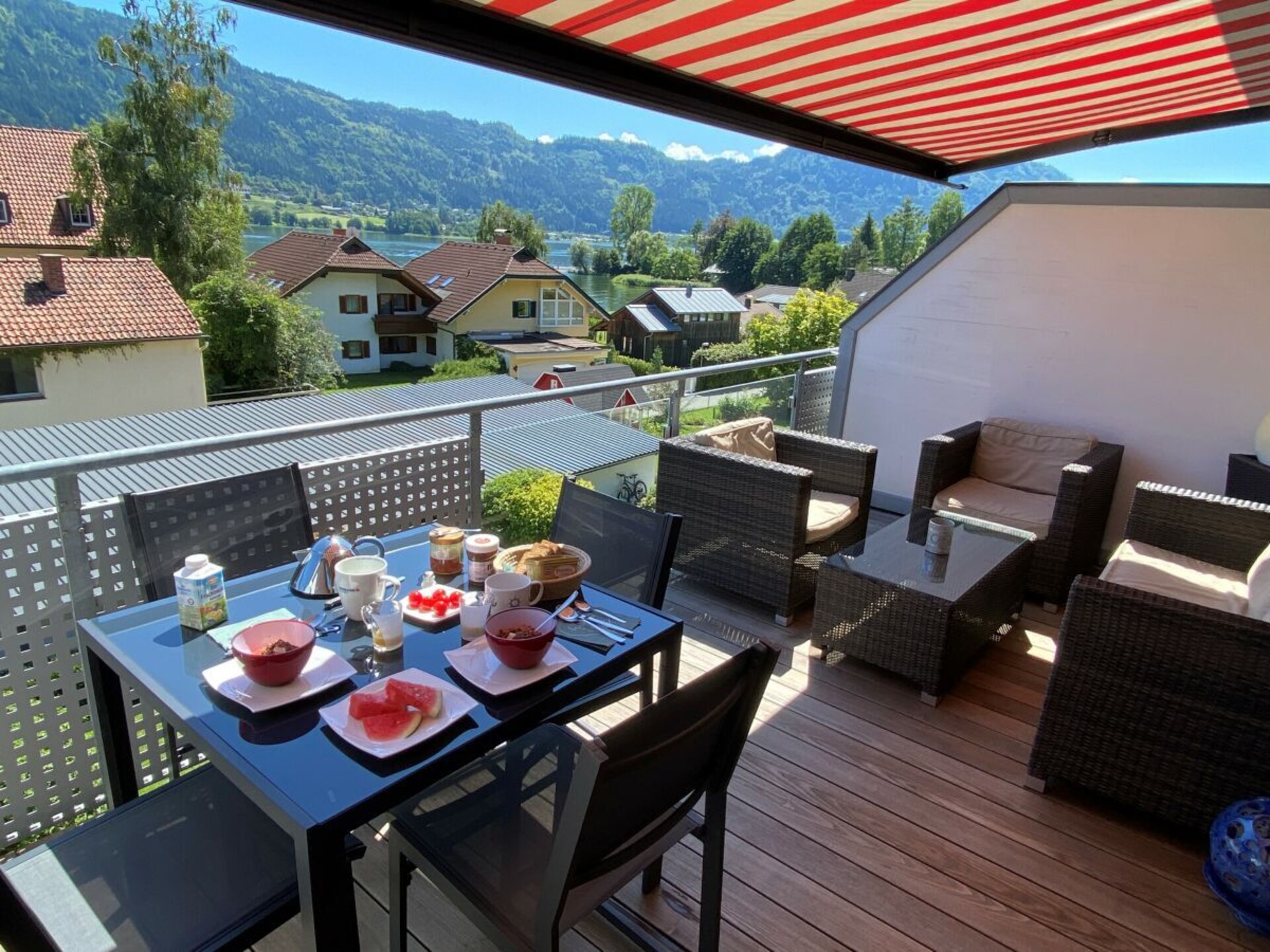 Appartement aan de Ossiacher See met dakterras en meerzicht voor 4 personen - foto 1
