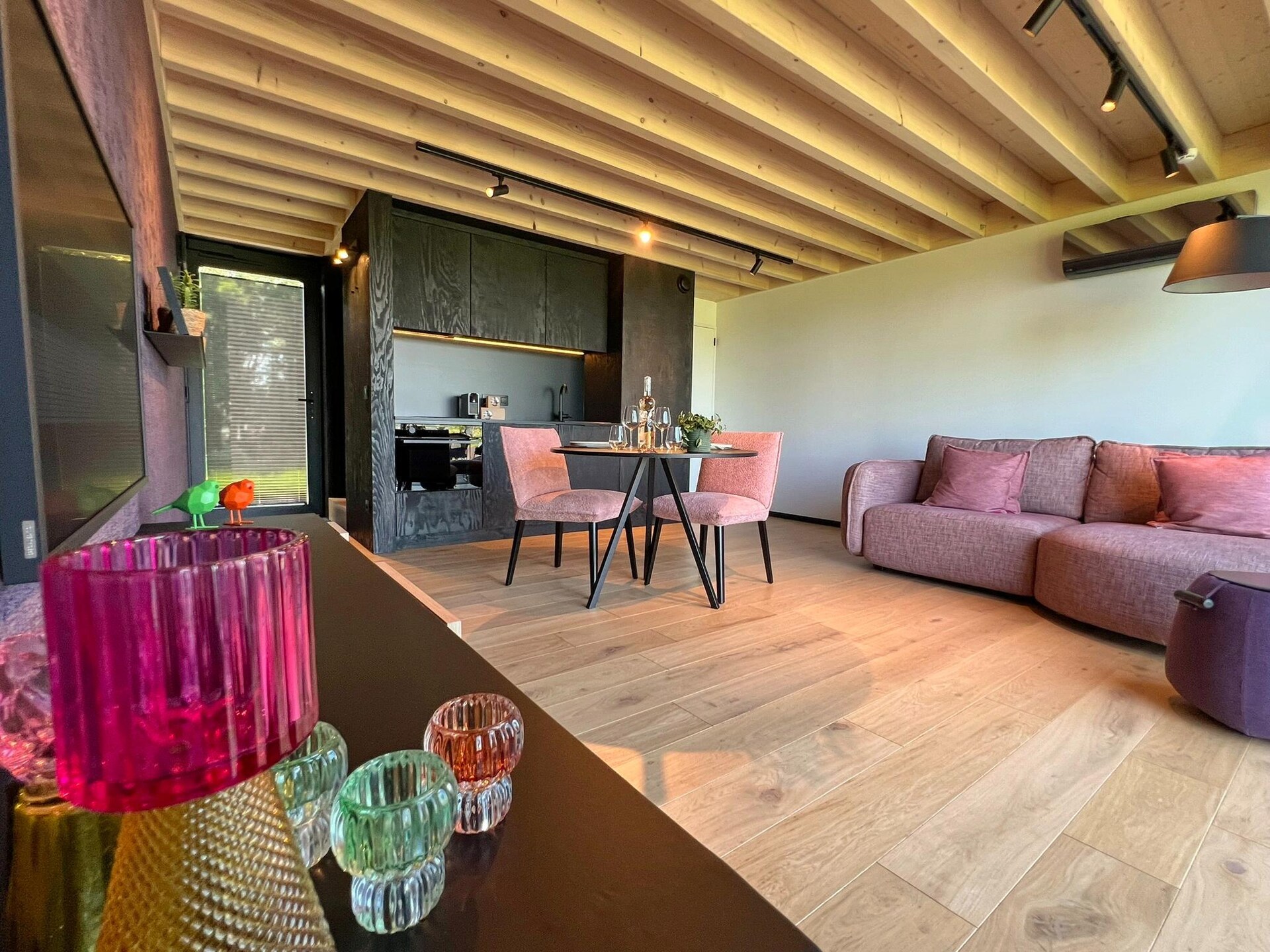 Romantische lodge met privé hottub en panoramisch uitzicht op de Ourthevallei - foto 8