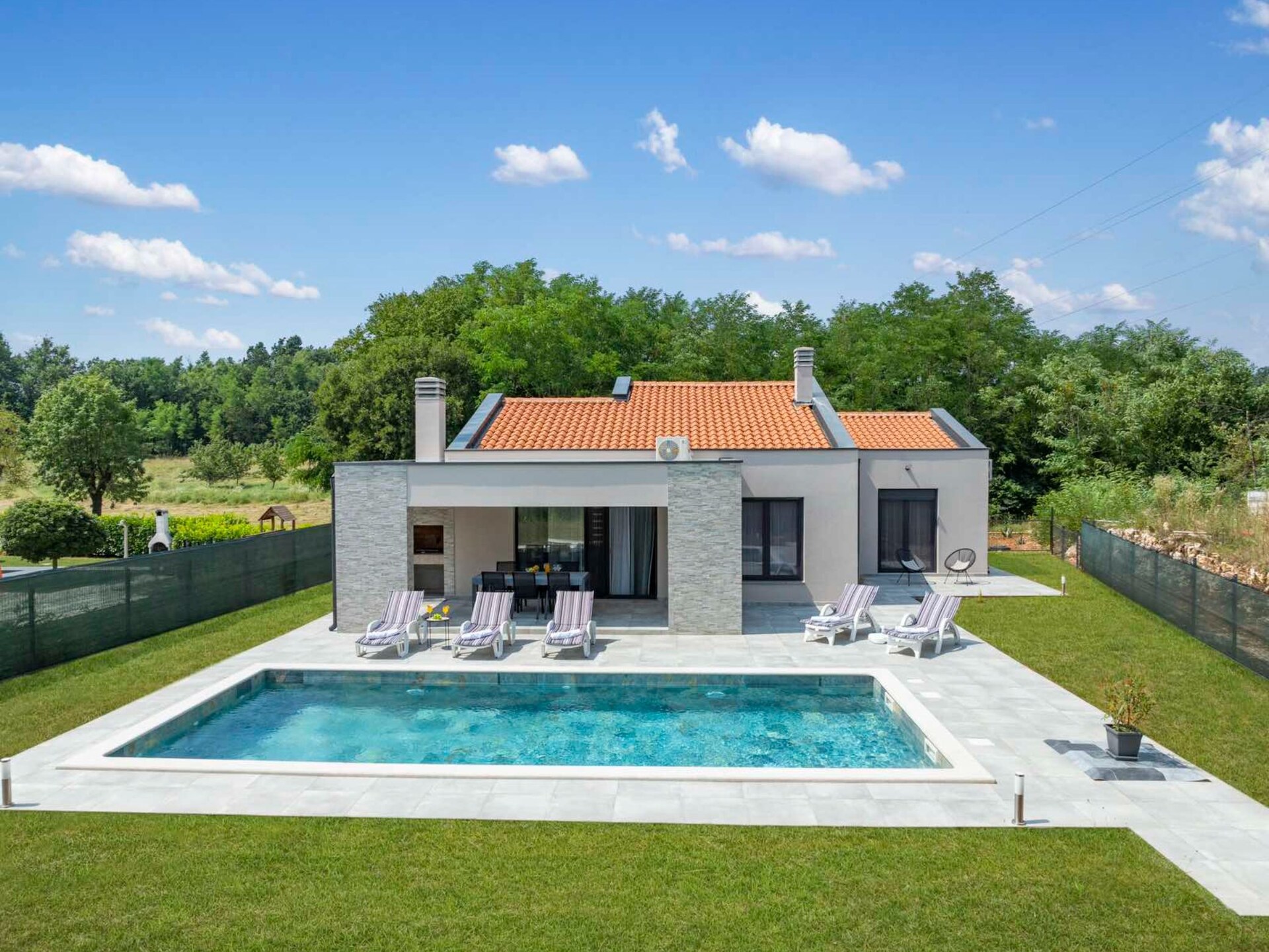 Villa Sabina in Santalezi: privézwembad en 3 slaapkamers nabij Labin - foto 14