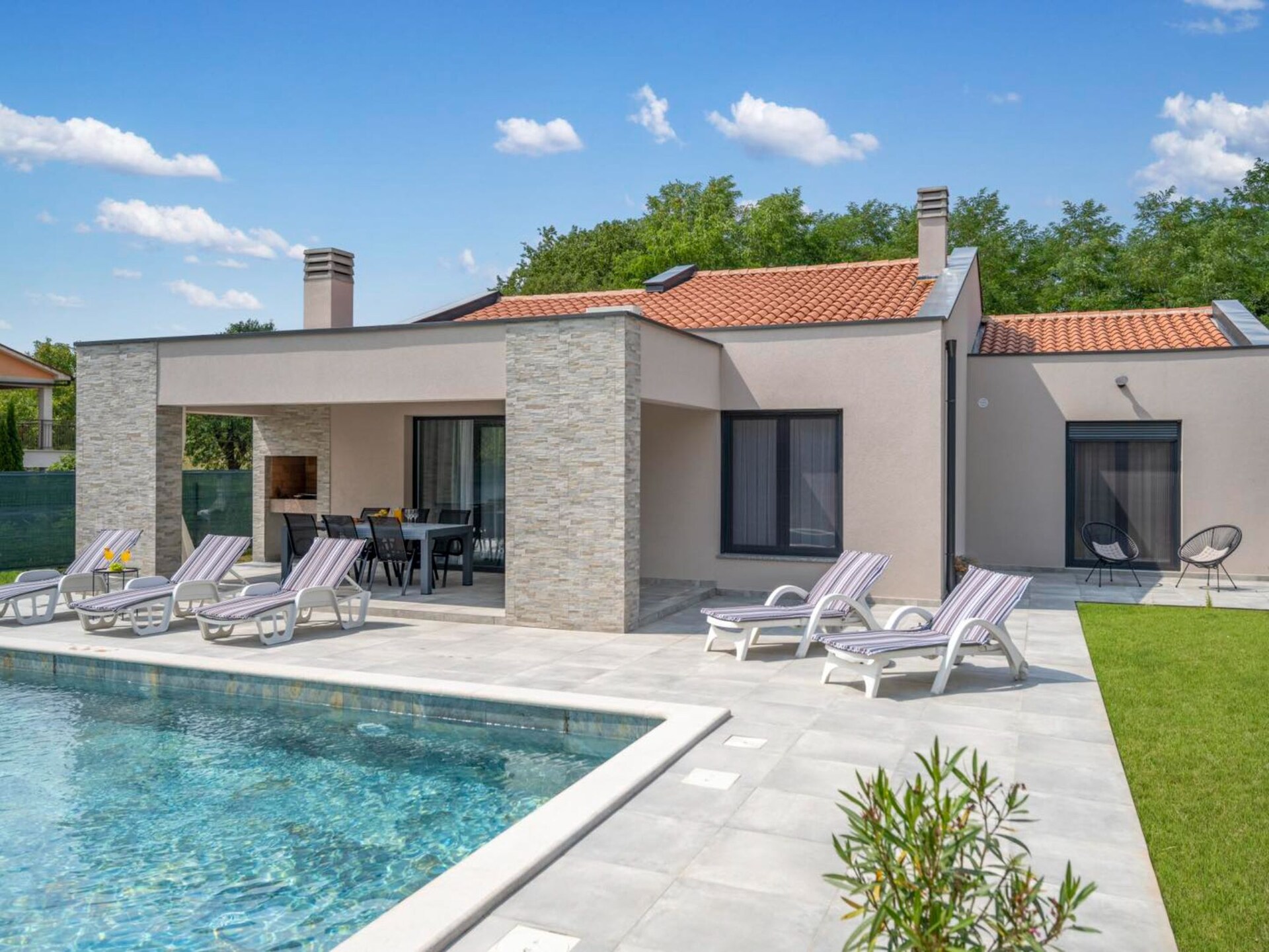 Villa Sabina in Santalezi: privézwembad en 3 slaapkamers nabij Labin - foto 20