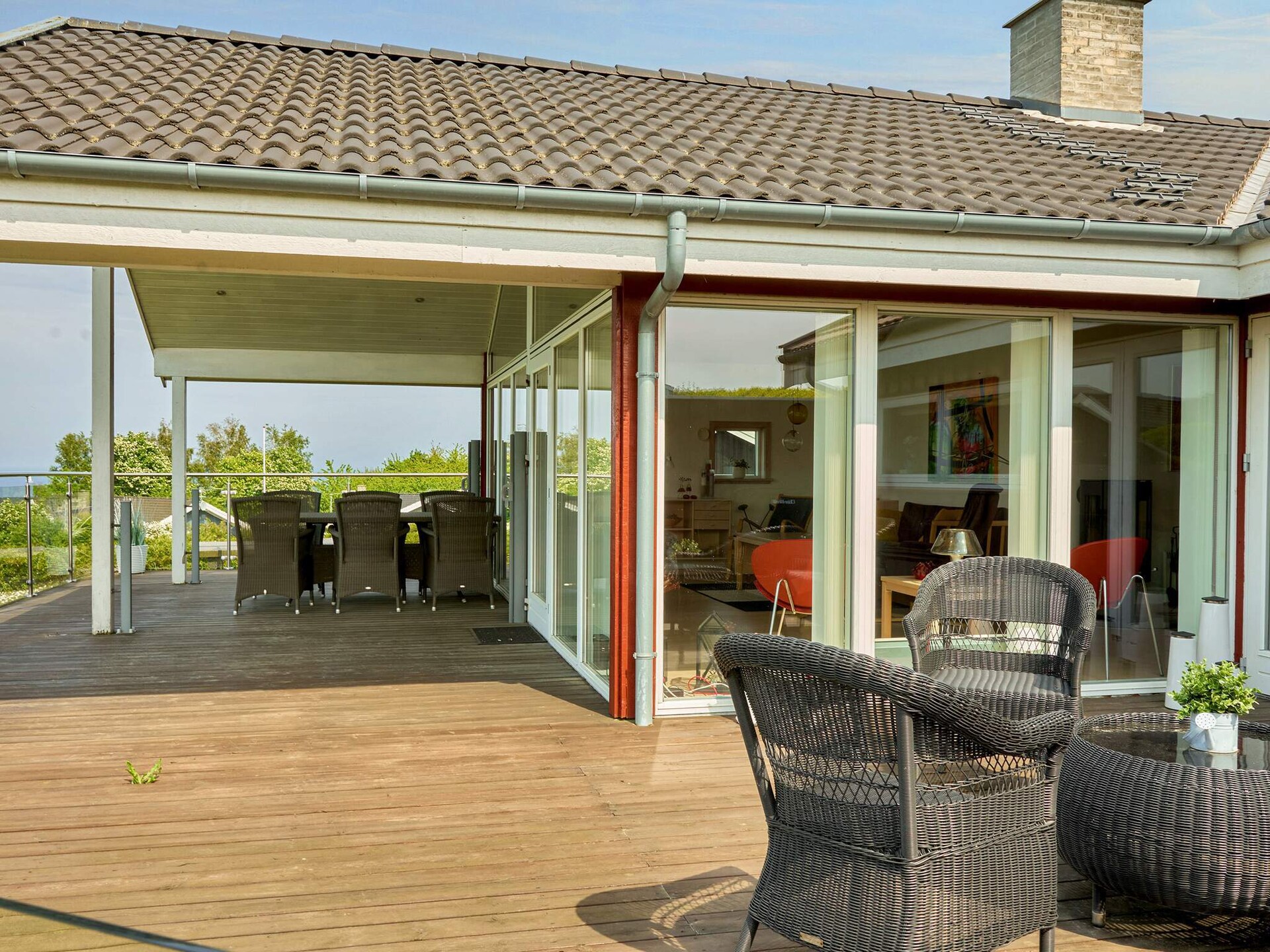 Houten vakantiehuis met panoramisch zeezicht en sauna nabij Allinge - foto 24