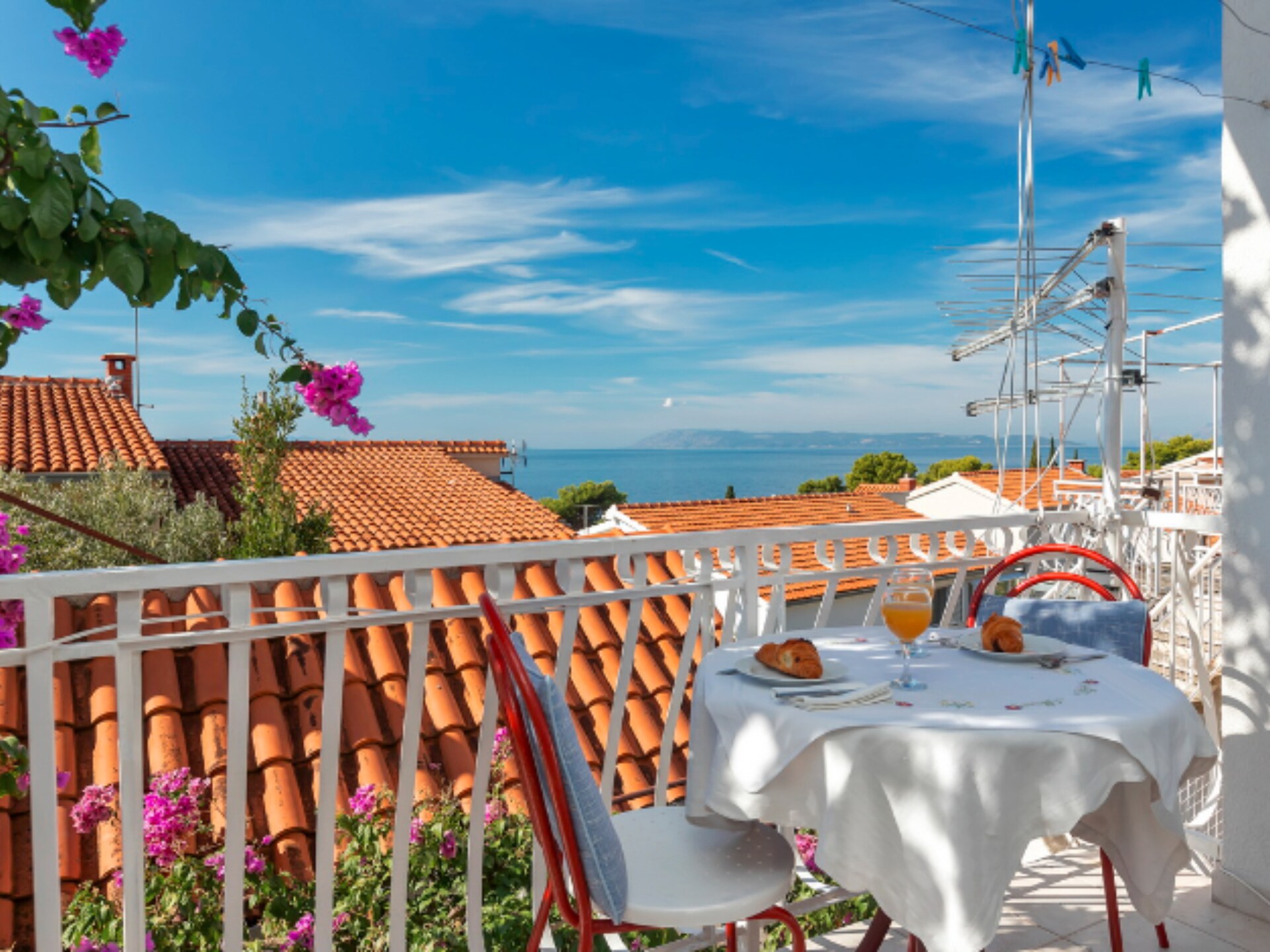 Rustiek appartement voor 8 met terras en zeezicht in Podgora - foto 16