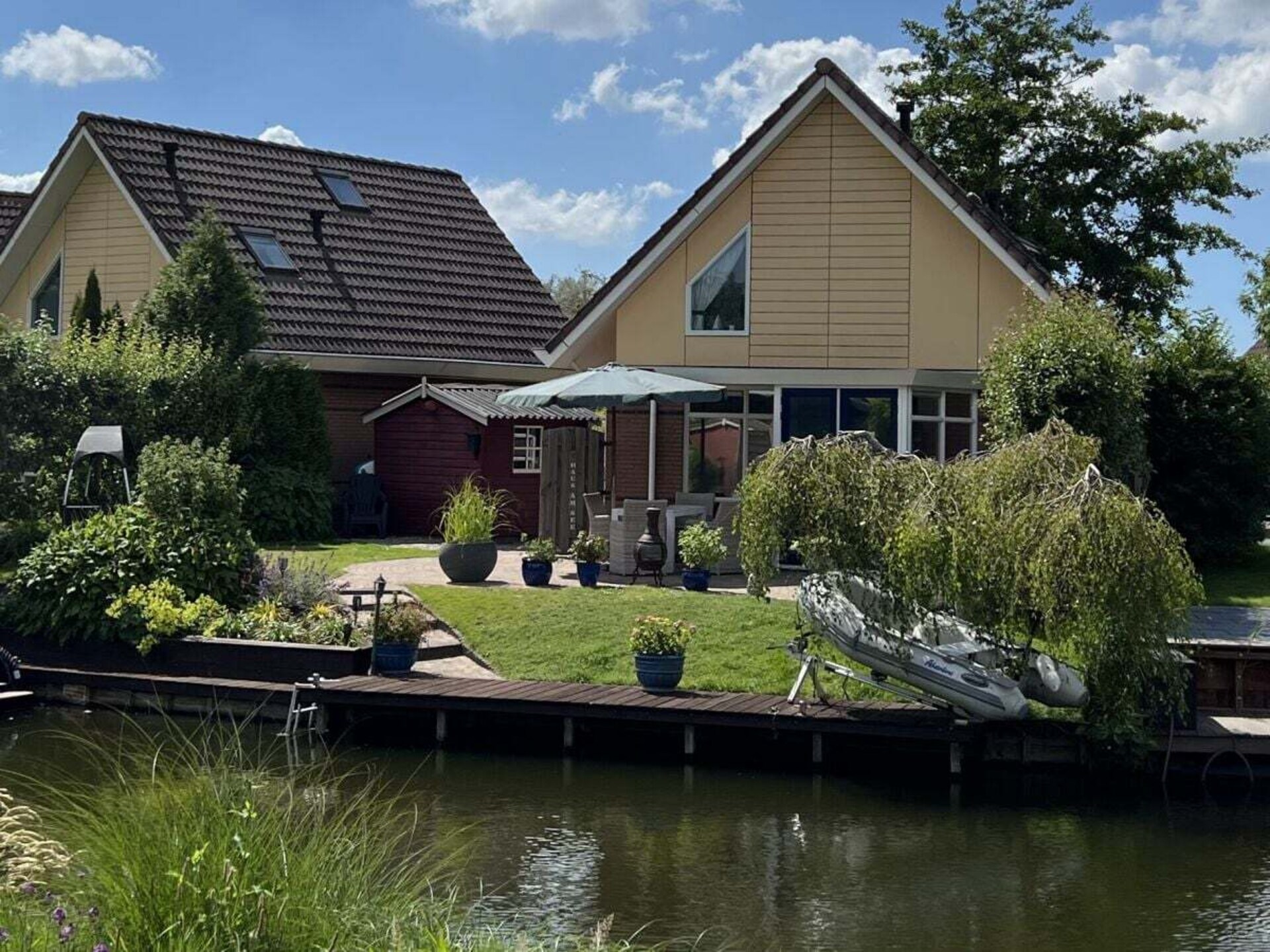 Luxe vakantiehuis aan het water met eigen aanlegsteiger in Medemblik - foto 21