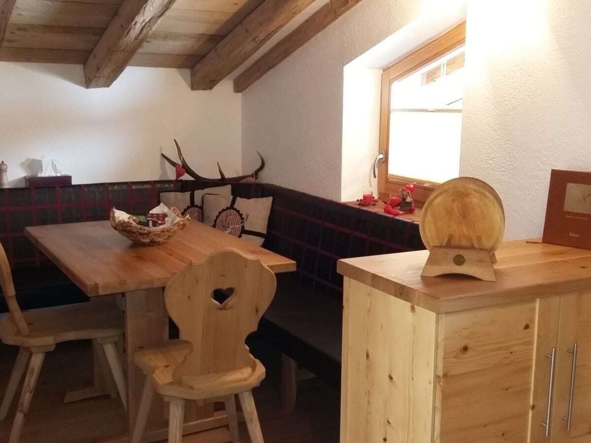 Knus appartement in Mittersill met zichtbare houten dakconstructie - foto 12