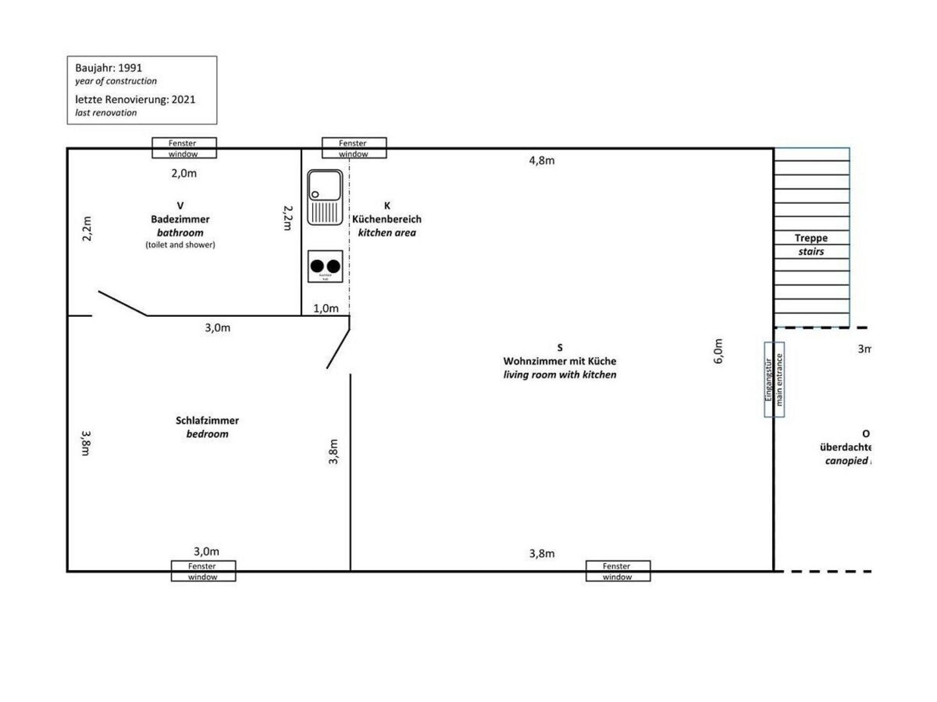 Knus appartement bij jachthaven en Müritz strand – 4 personen, balkon - foto 25