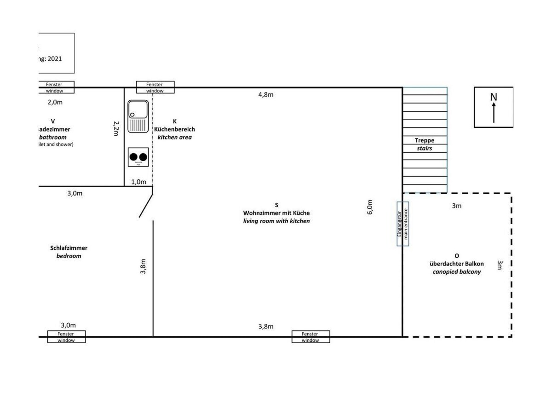Knus appartement bij jachthaven en Müritz strand – 4 personen, balkon - foto 26