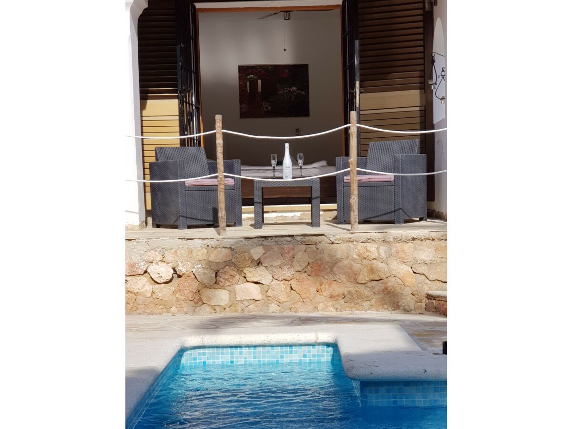 Rustiek vakantiehuis bij San Carles met privézwembad op 500m van strand - foto 6