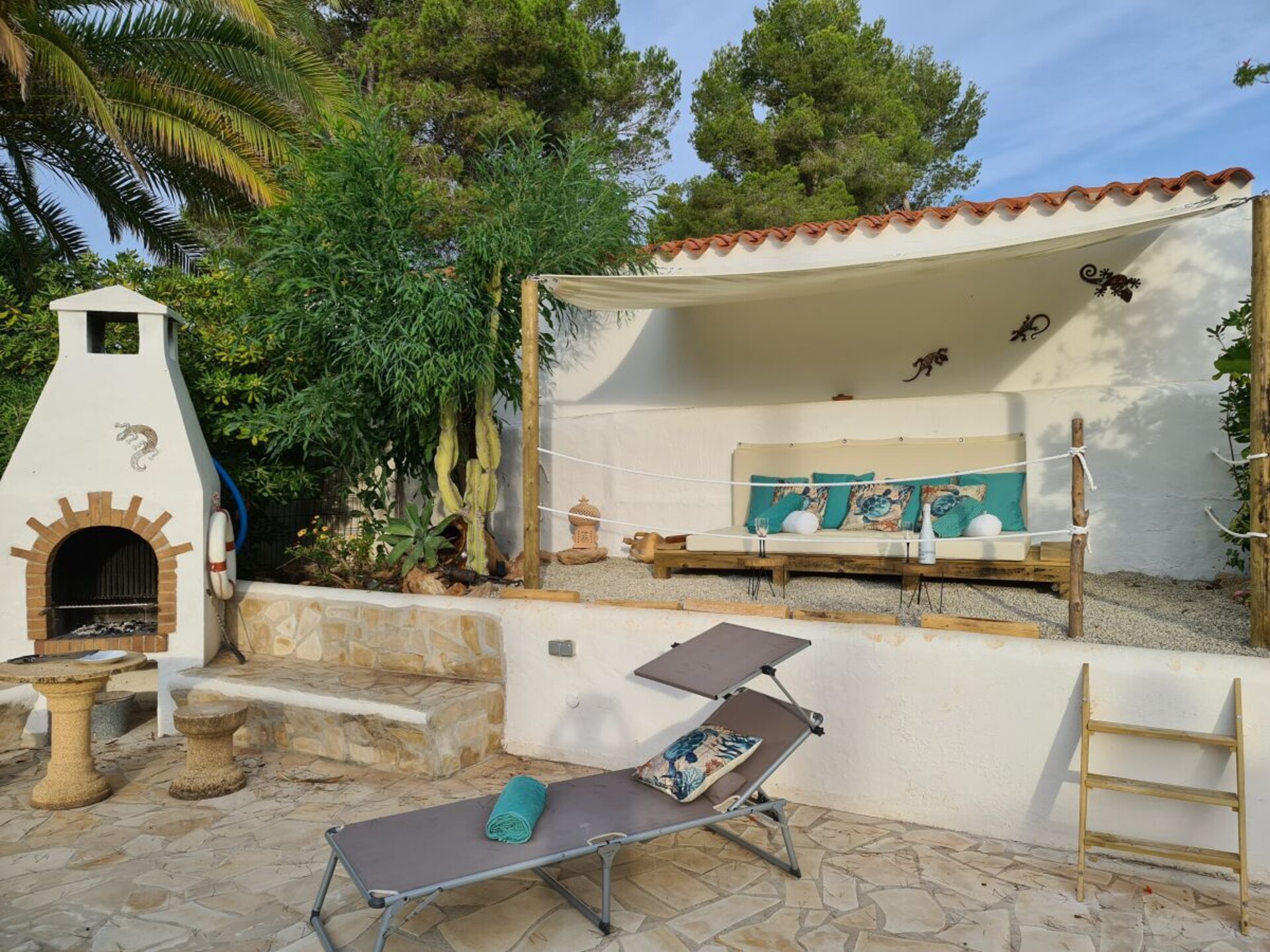 Rustiek vakantiehuis bij San Carles met privézwembad op 500m van strand - foto 7