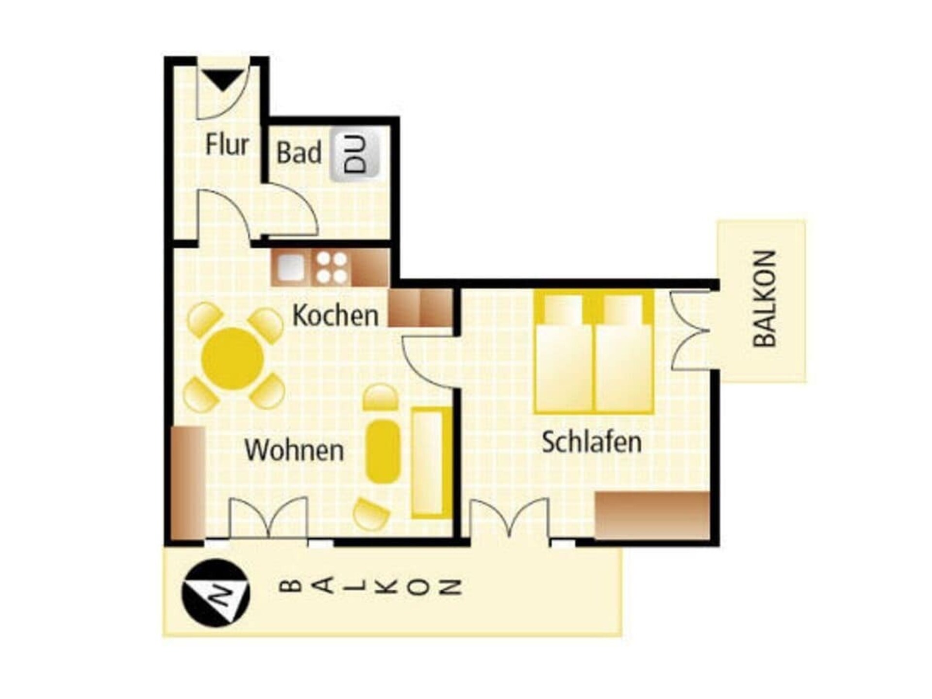 Knus appartement voor 2 op 50 meter van het strand in Baabe - foto 23