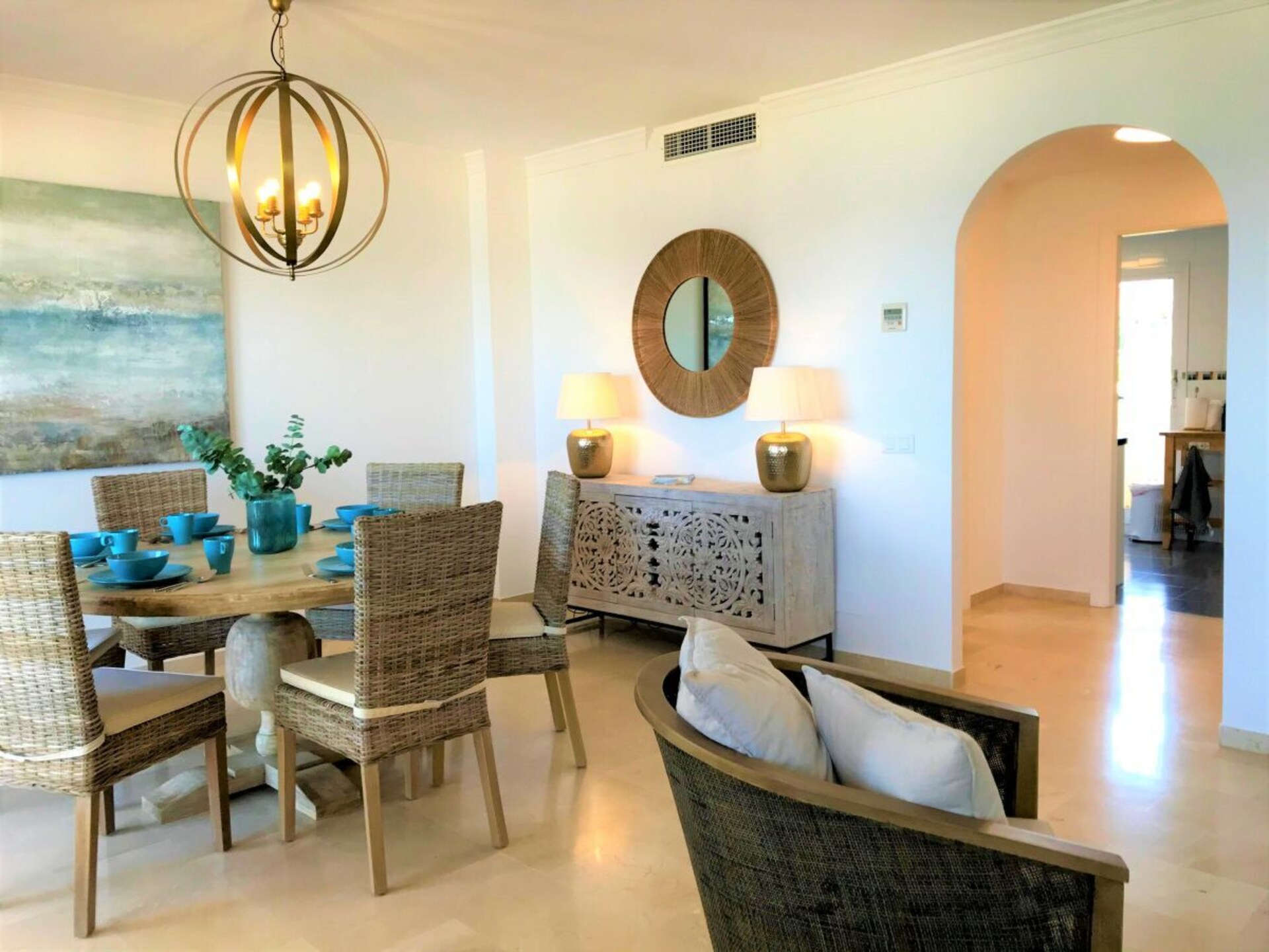 Strandvilla met 3 terrassen en zeezicht in Estepona - foto 15