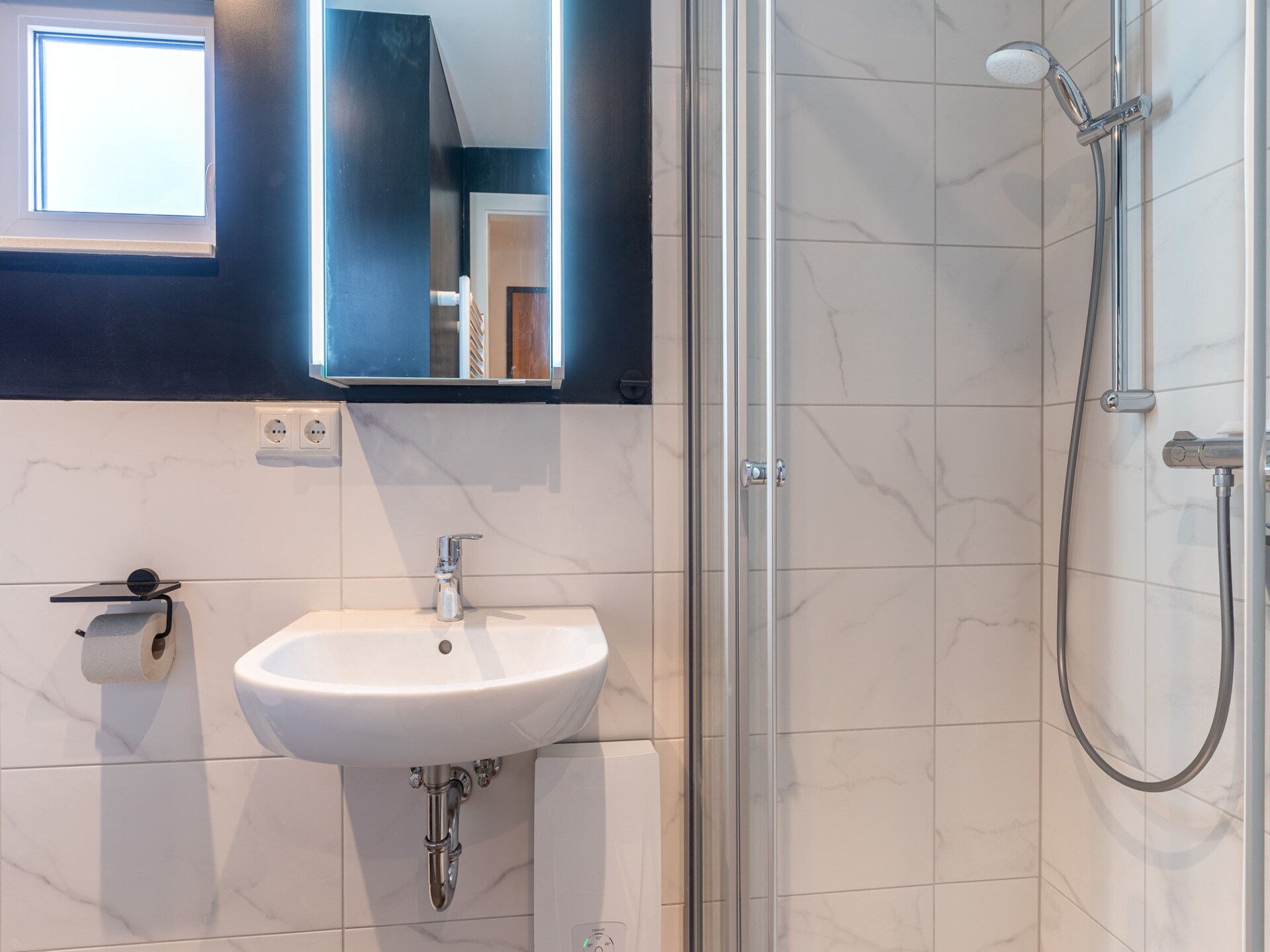 Op 900 m van zee: Gezellig appartement Black Pearl in Büsum - foto 17