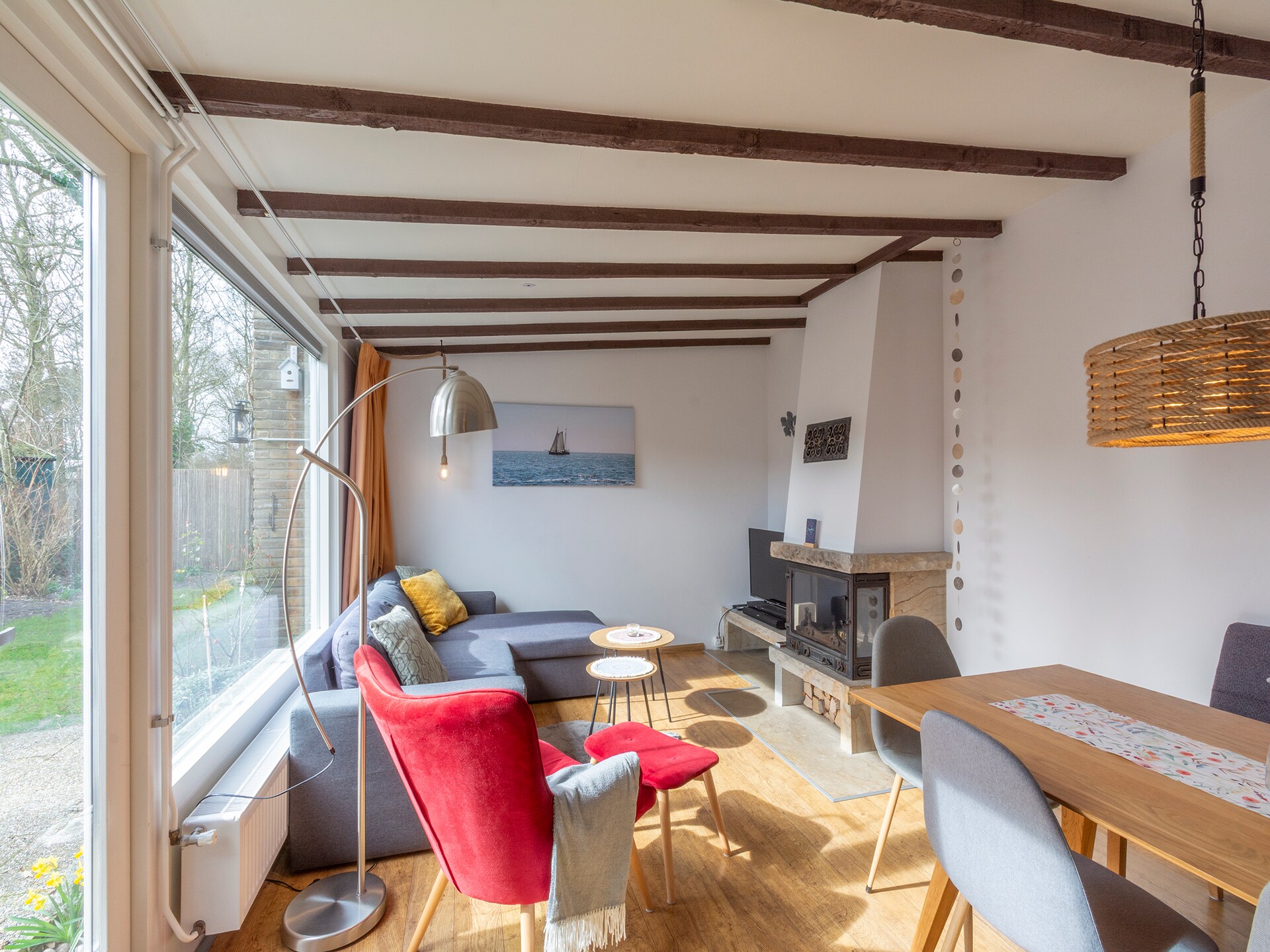 Gezellige vrijstaande bungalow in Sint Maartenszee, 4 km van het strand - foto 12