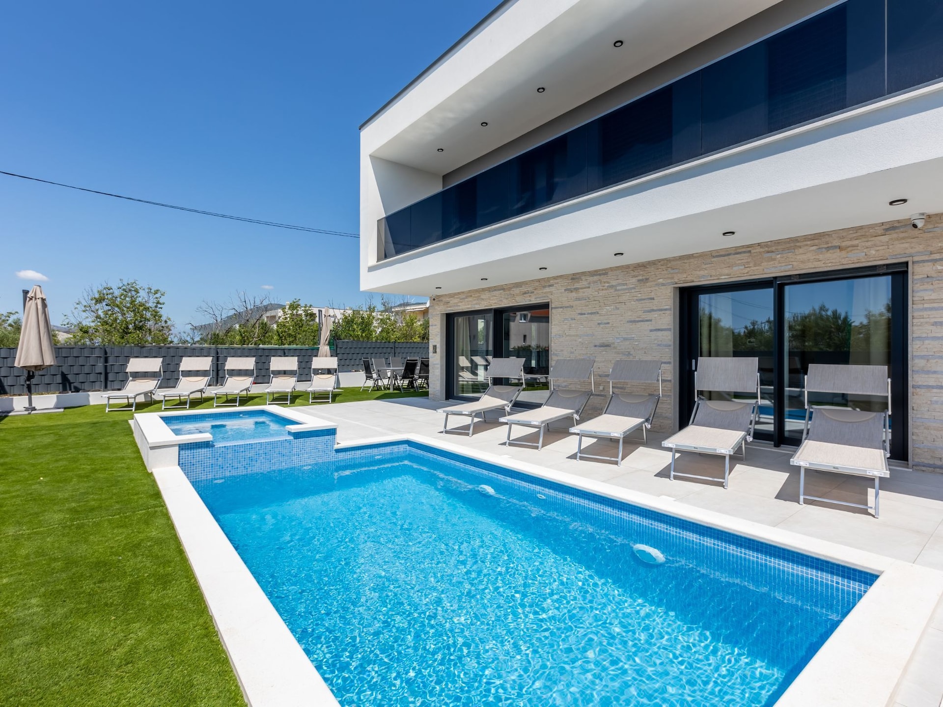 Privézwembad en luxe in Villa Bonce, Kaštel Stari - foto 55