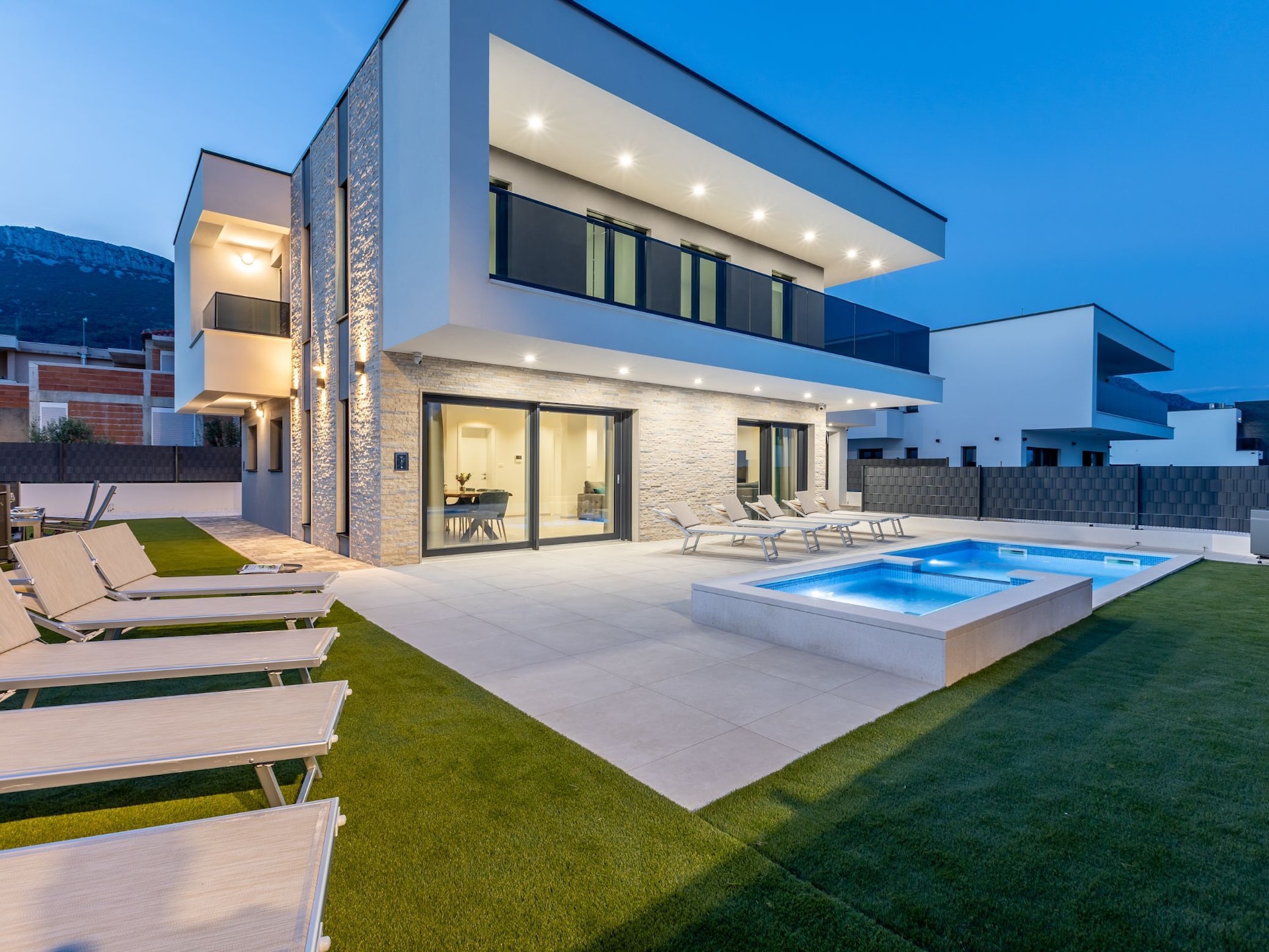Privézwembad en luxe in Villa Bonce, Kaštel Stari - foto 53