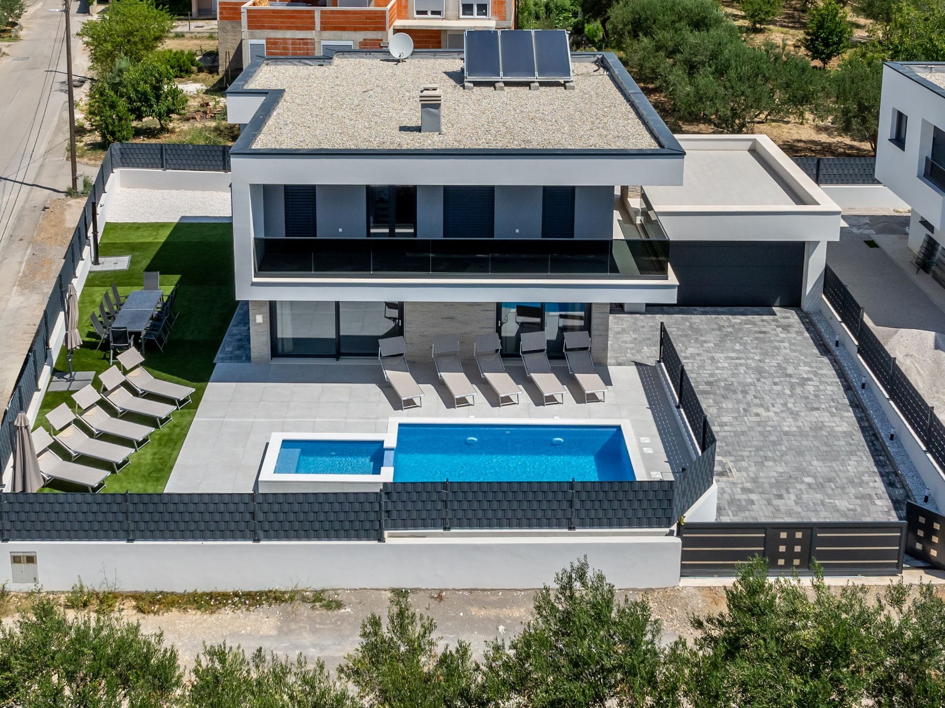 Privézwembad en luxe in Villa Bonce, Kaštel Stari - foto 36