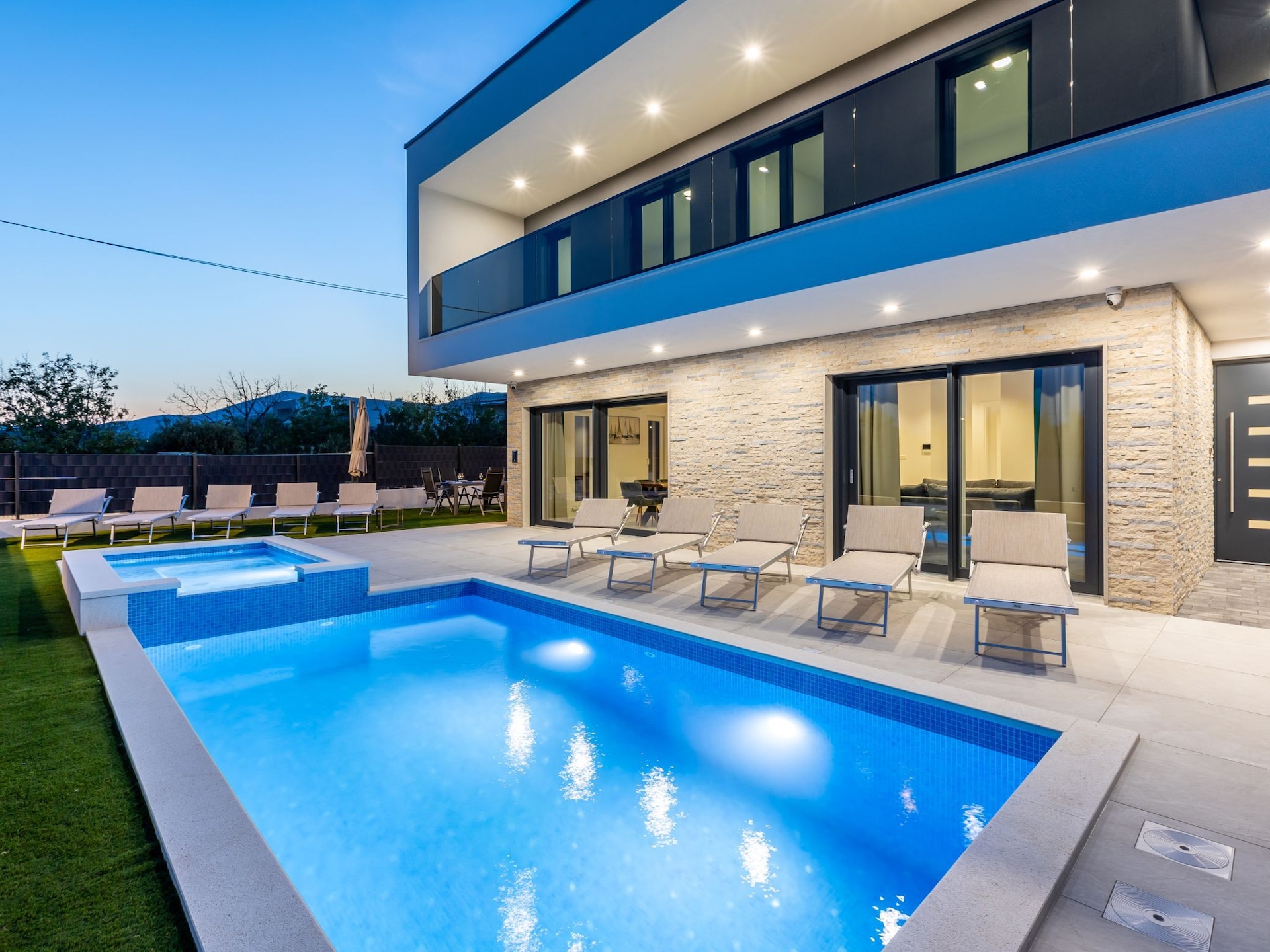 Privézwembad en luxe in Villa Bonce, Kaštel Stari - foto 49