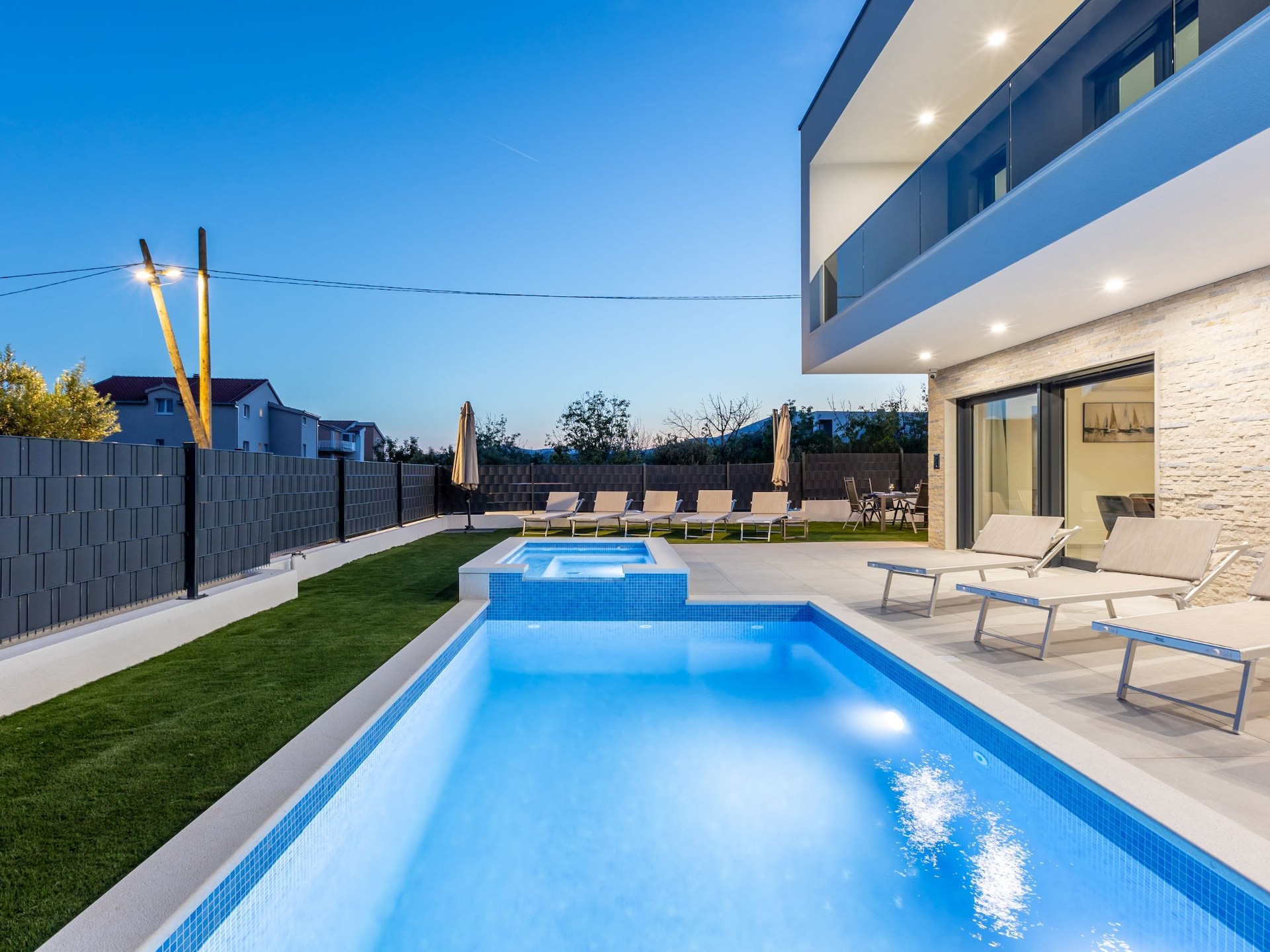 Privézwembad en luxe in Villa Bonce, Kaštel Stari - foto 44