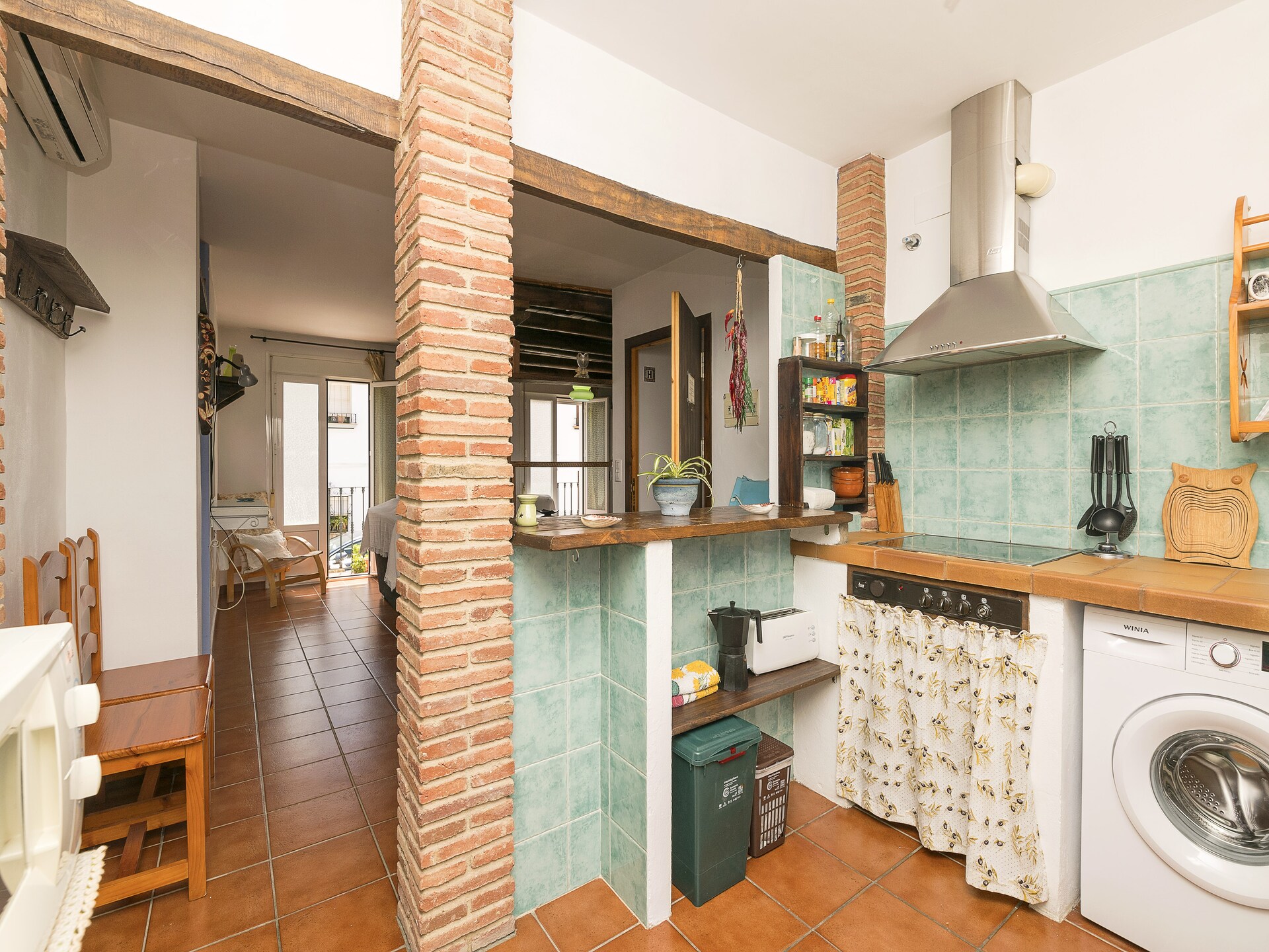 Licht appartement met bergzicht en terras in Benamahoma, Cádiz - foto 12