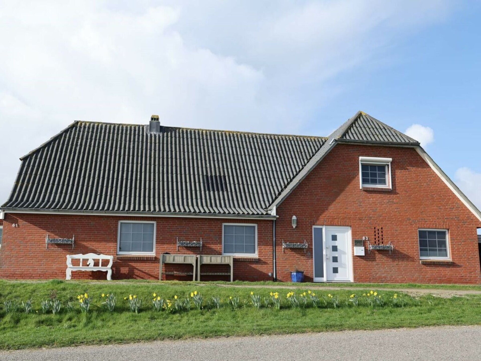 Knus vakantiehuis Doc un Katt met vrij uitzicht op Nordstrand - foto 1