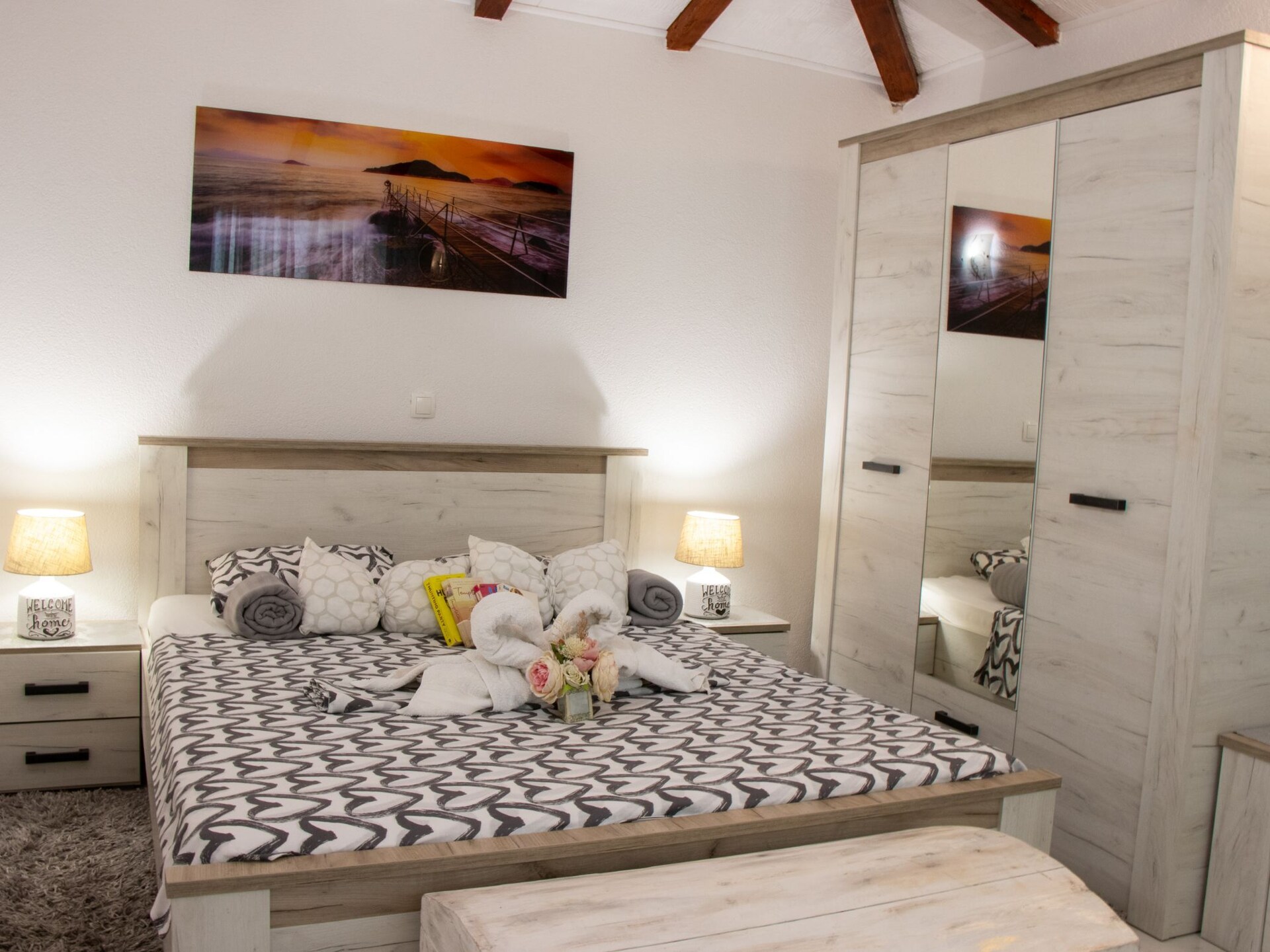 Op 500 m van het strand: Vakantiehuis House Wood in Orebic - foto 9