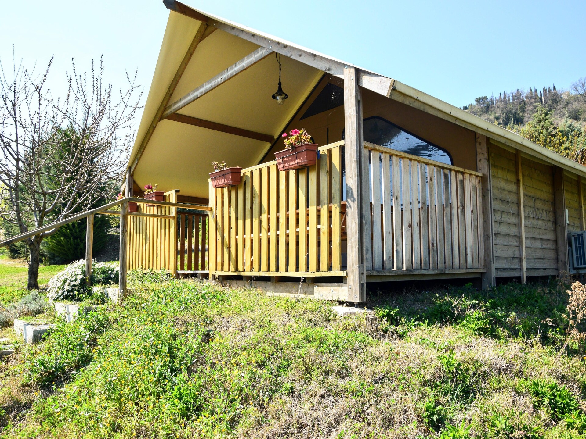 Luxe glamping tent voor 5 personen met zwembad, 5 km van Adriatische stranden - foto 1